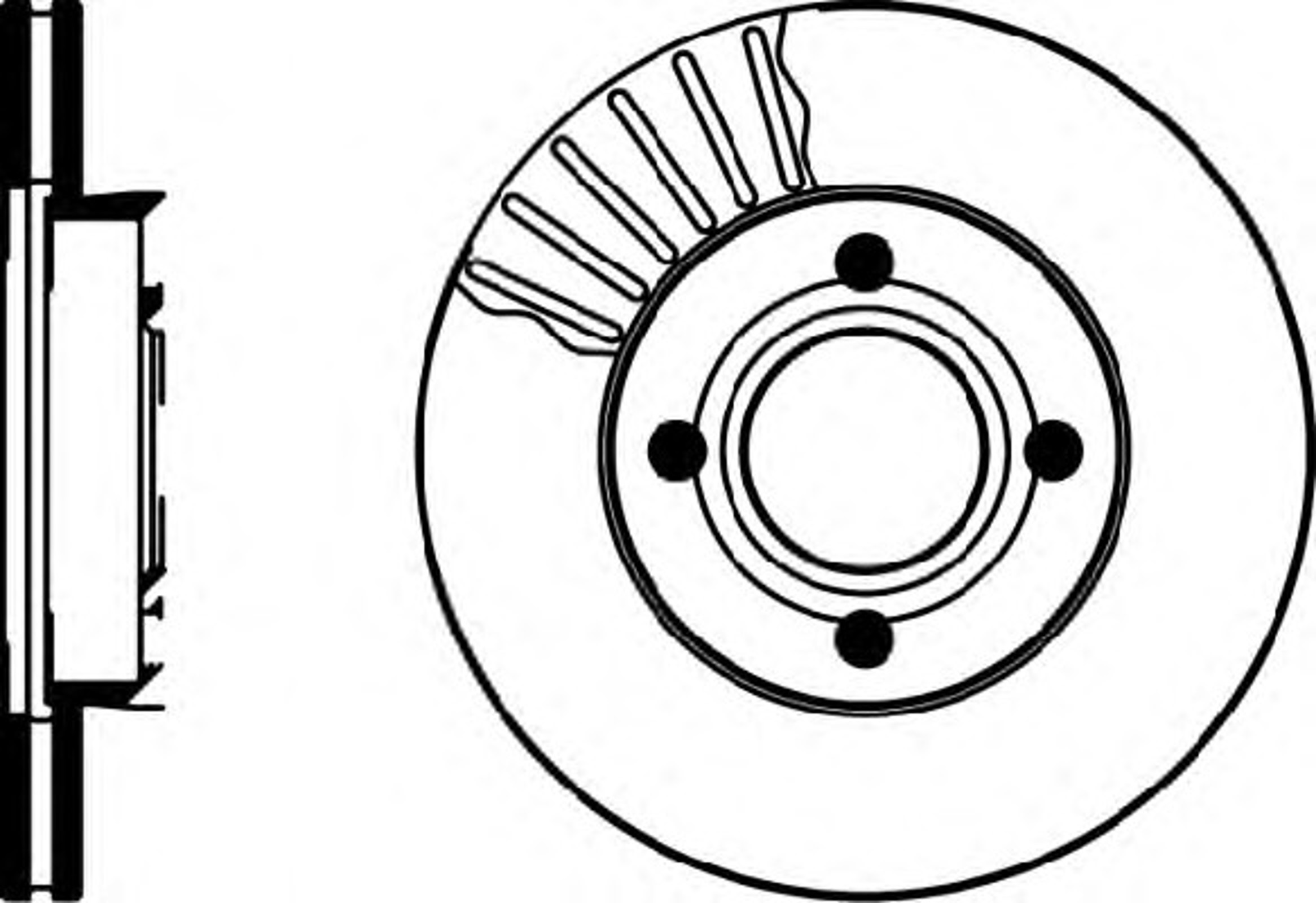 Диск тормозной HELLA/BEHR/PAGID 53933