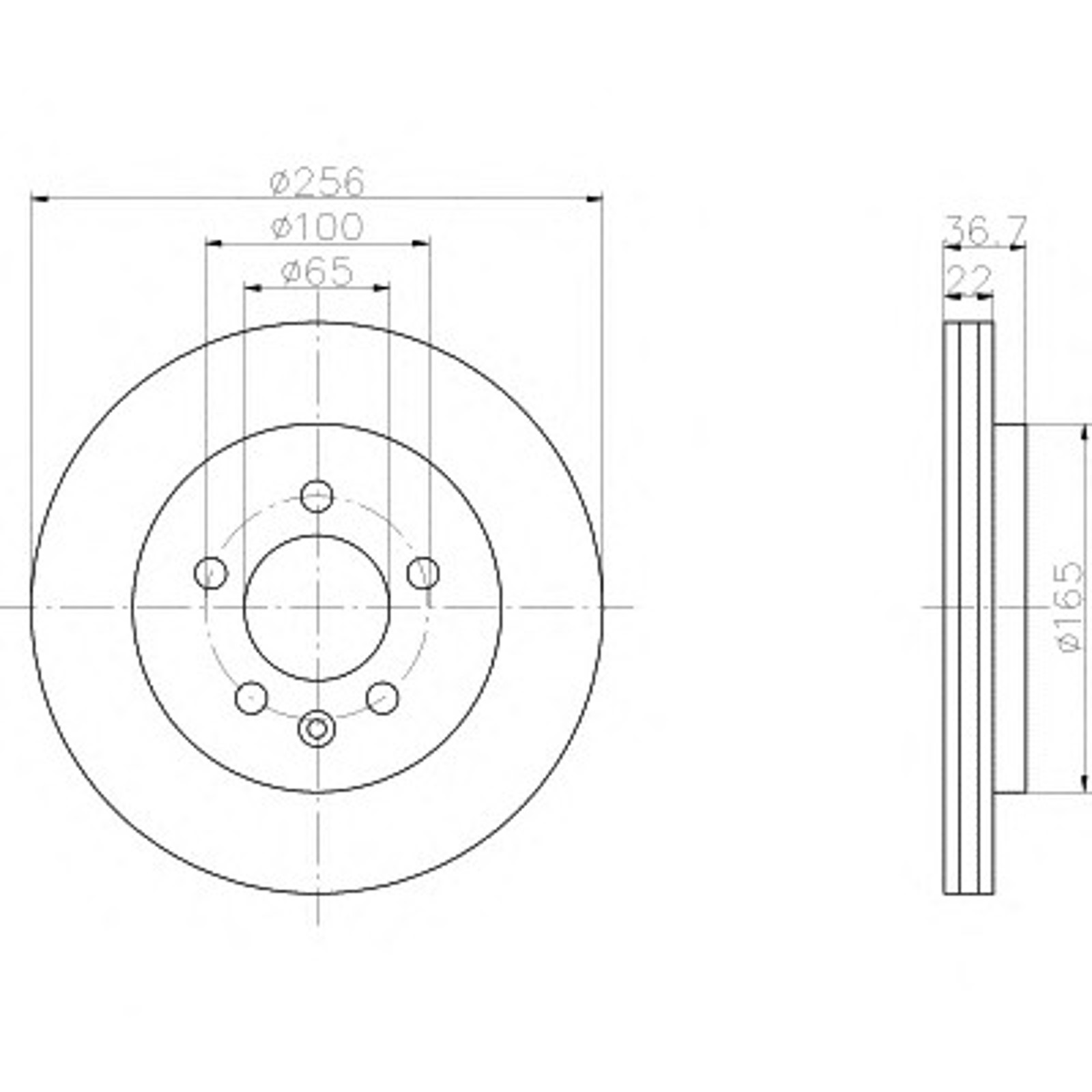 Диск тормозной HELLA/BEHR/PAGID 53972