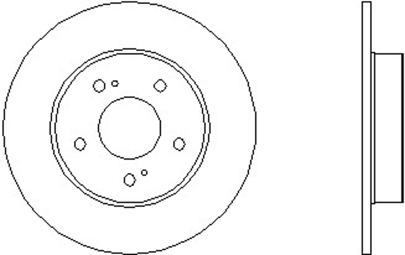 Диск тормозной HELLA/BEHR/PAGID 54131