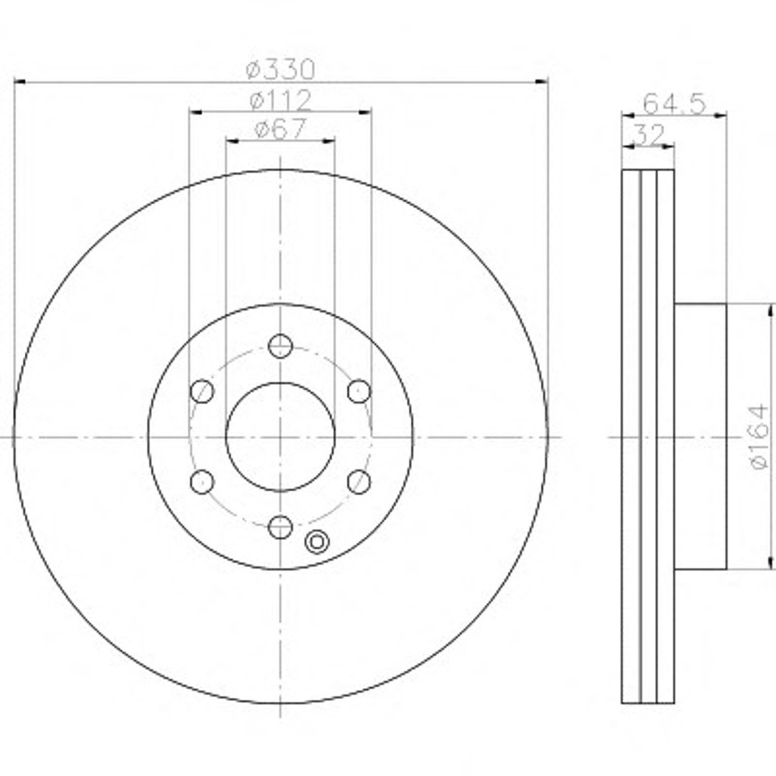 Диск тормозной HELLA/BEHR/PAGID 54199