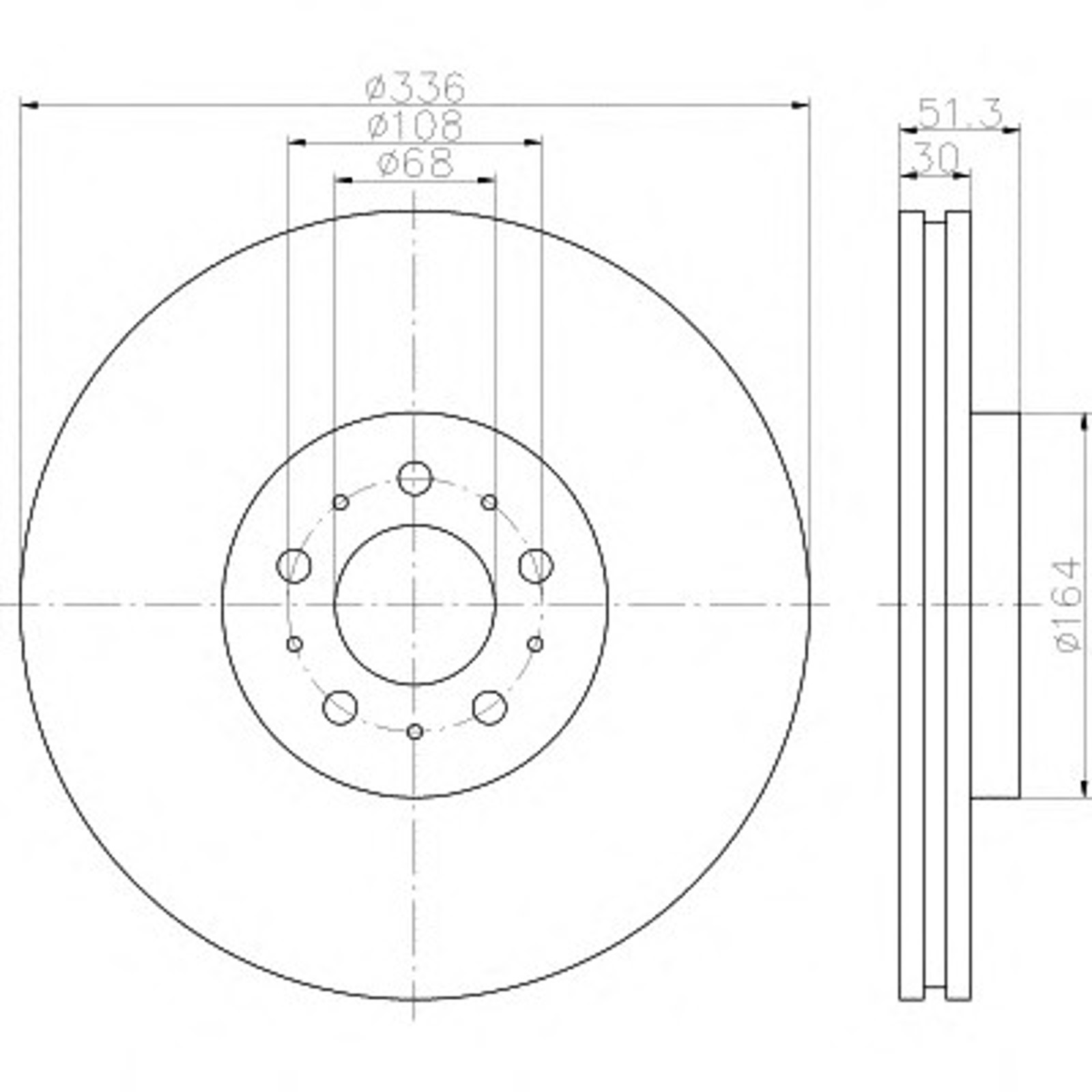 Диск тормозной HELLA/BEHR/PAGID 54267