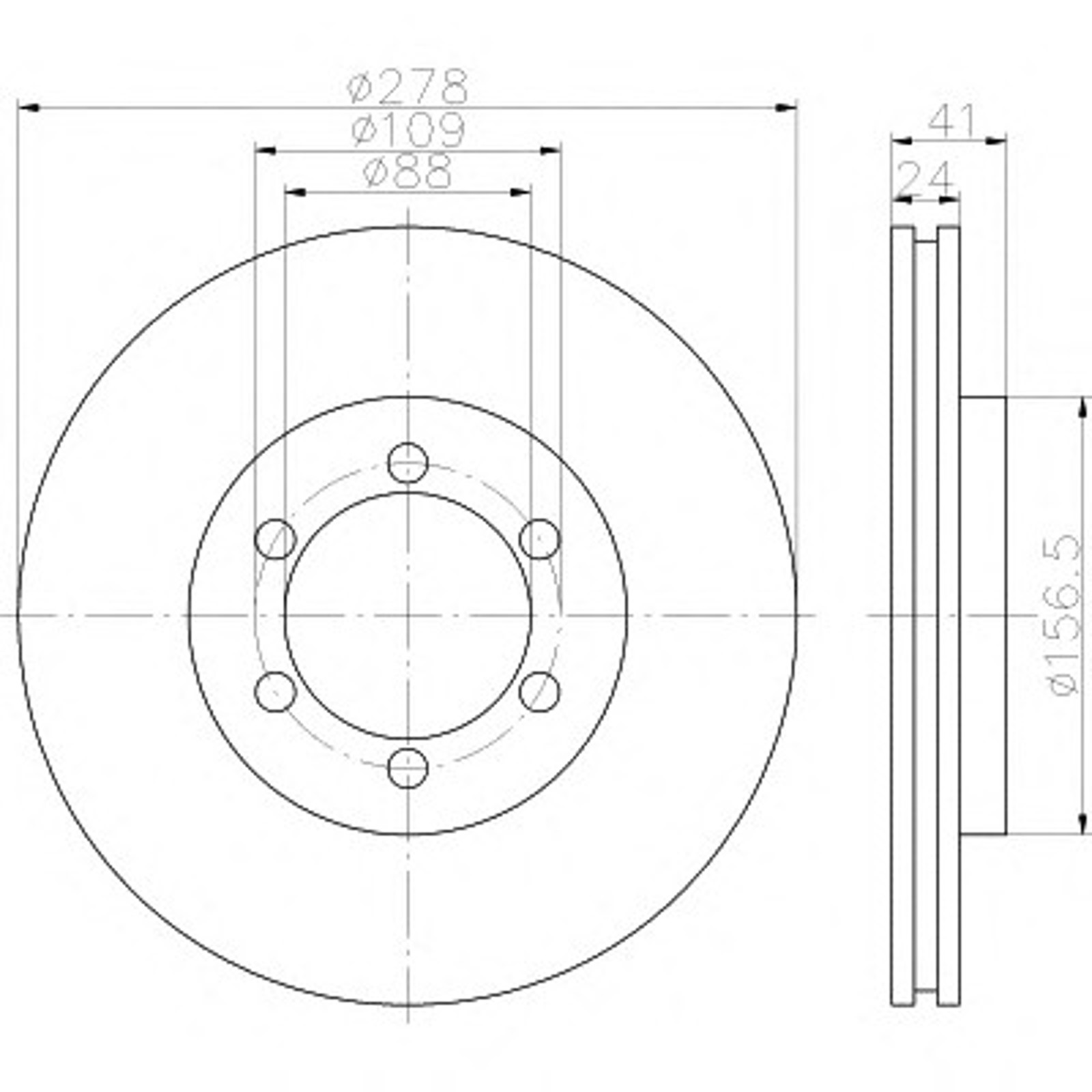 Диск тормозной HELLA/BEHR/PAGID 54384
