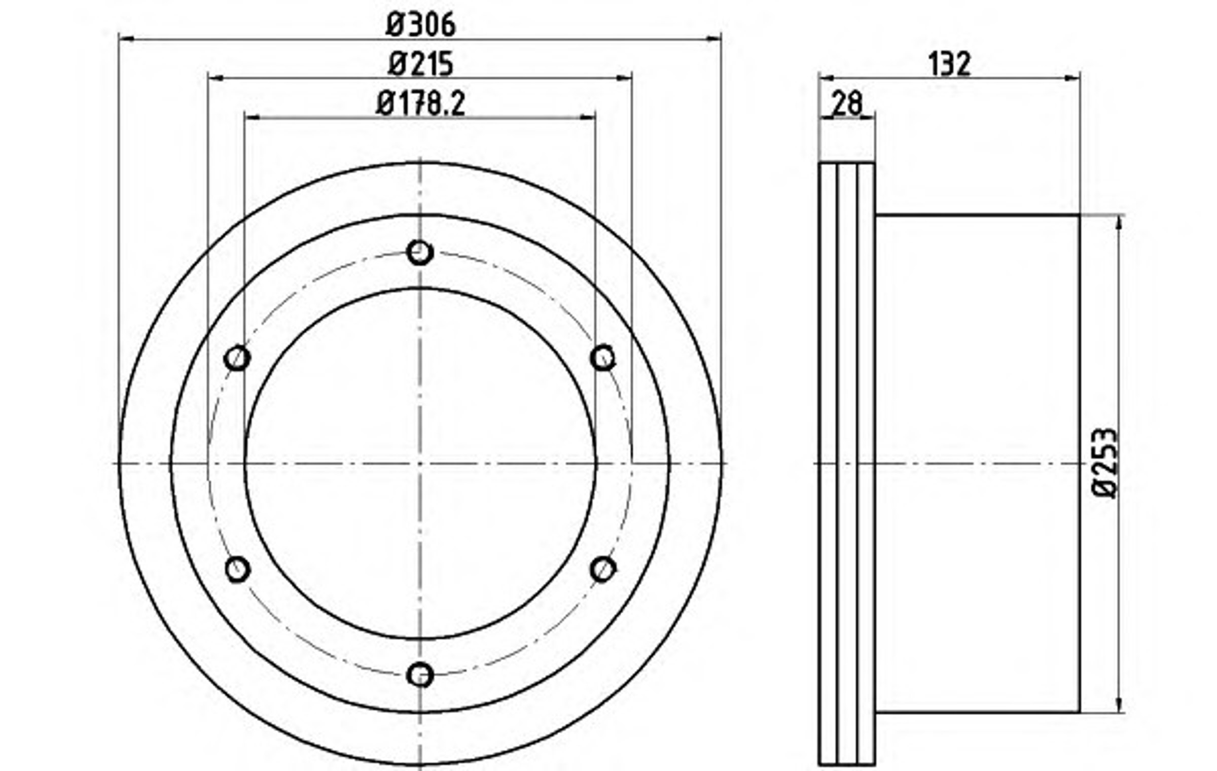 Тормозной диск HELLA/BEHR/PAGID 54777