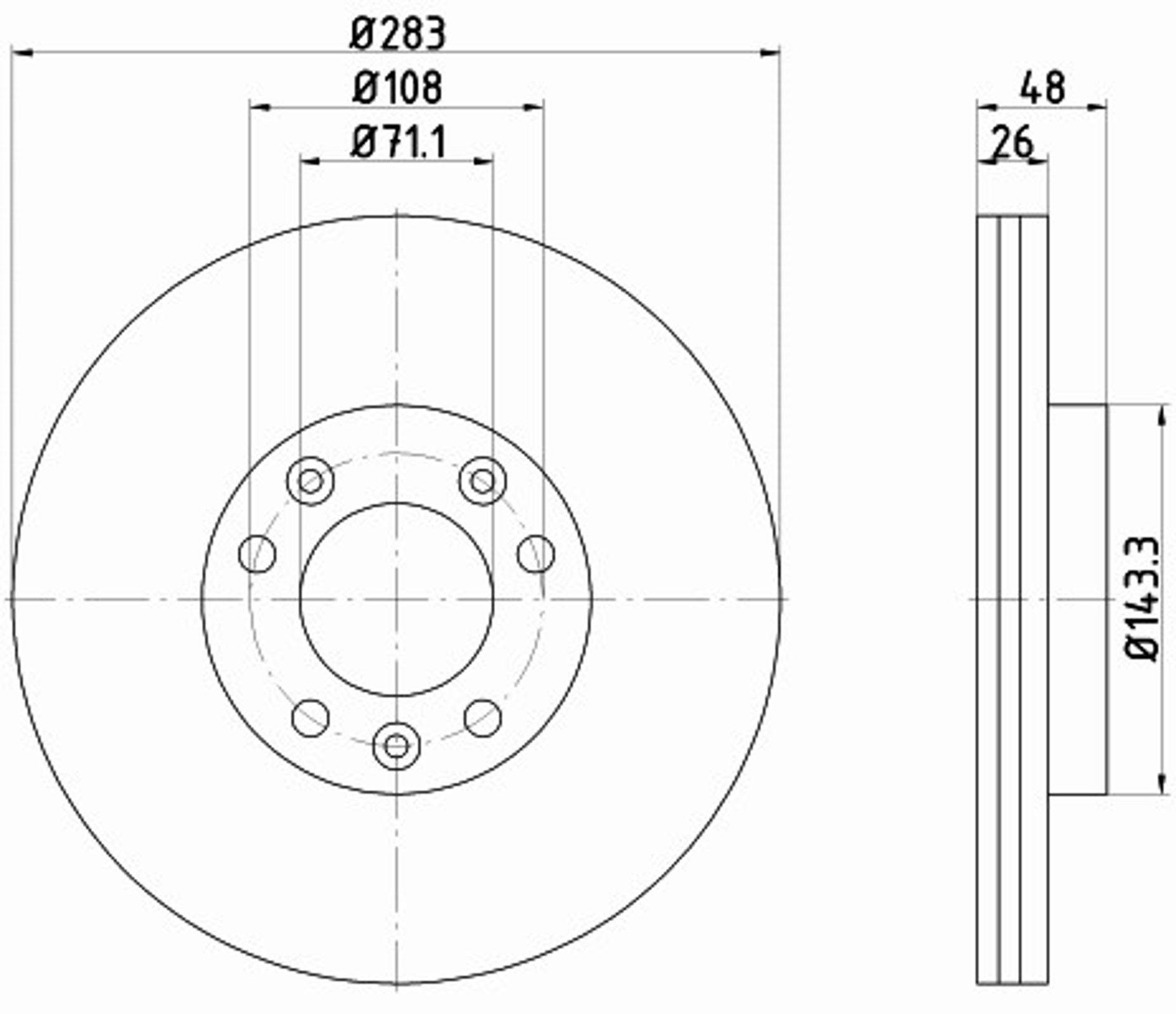 55325PRO PAGID Диск тормозной