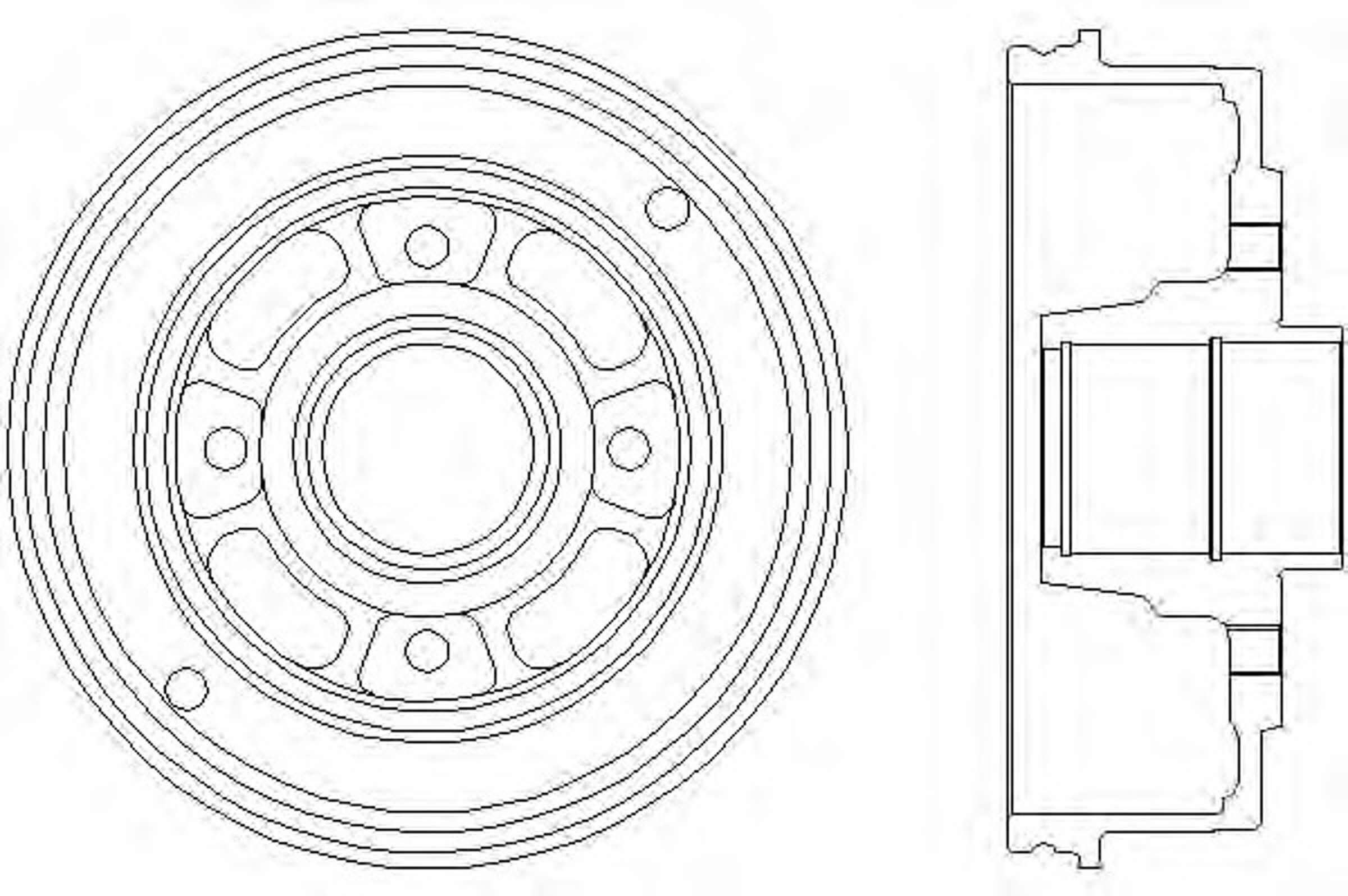 Барабан тормозной HELLA/BEHR/PAGID 61236