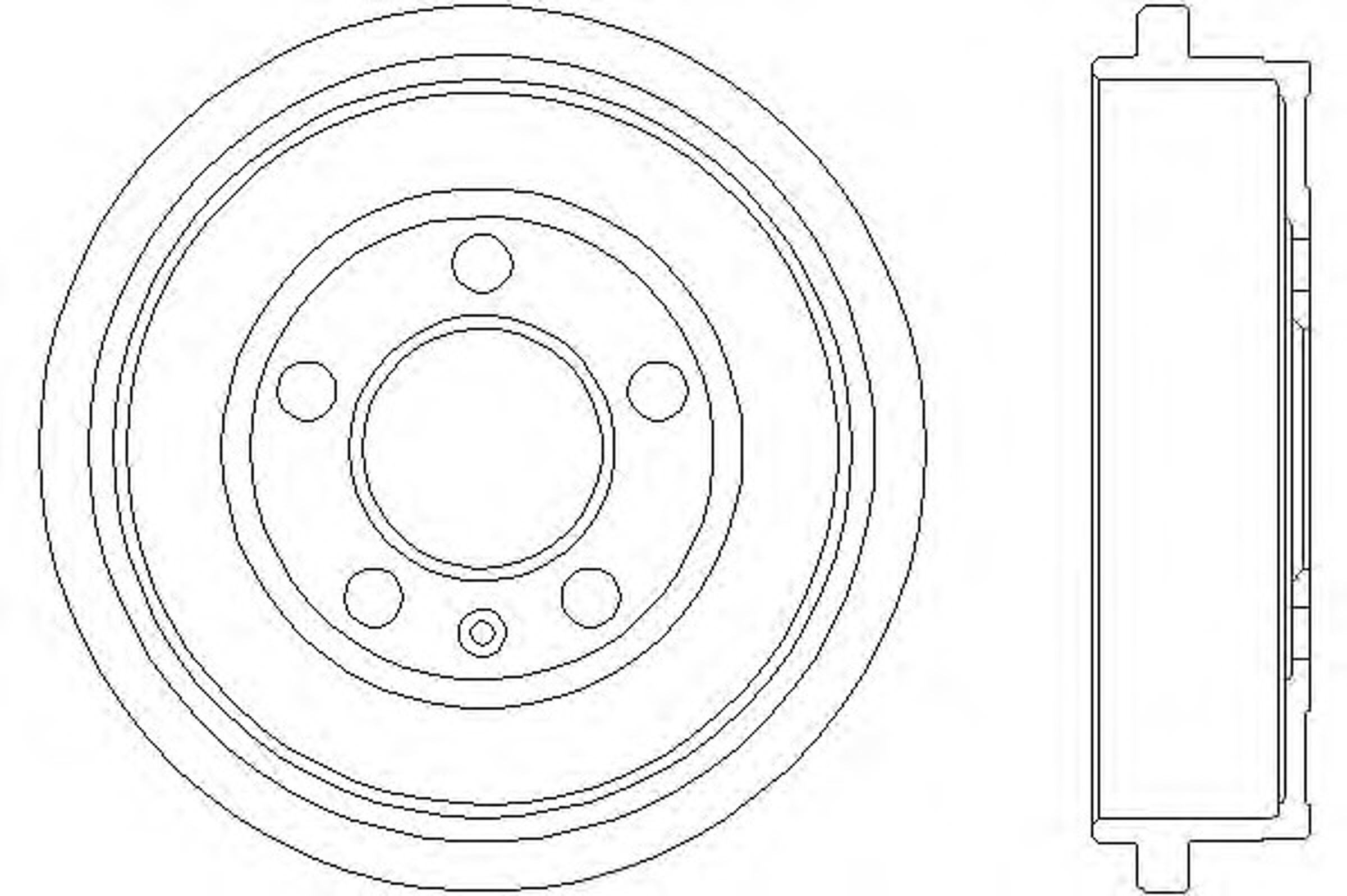Барабан тормозной HELLA/BEHR/PAGID 61238