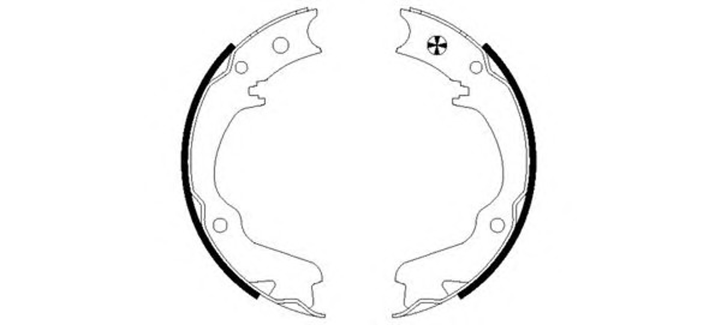 Колодки тормозные барабанные HELLA/BEHR/PAGID H7975