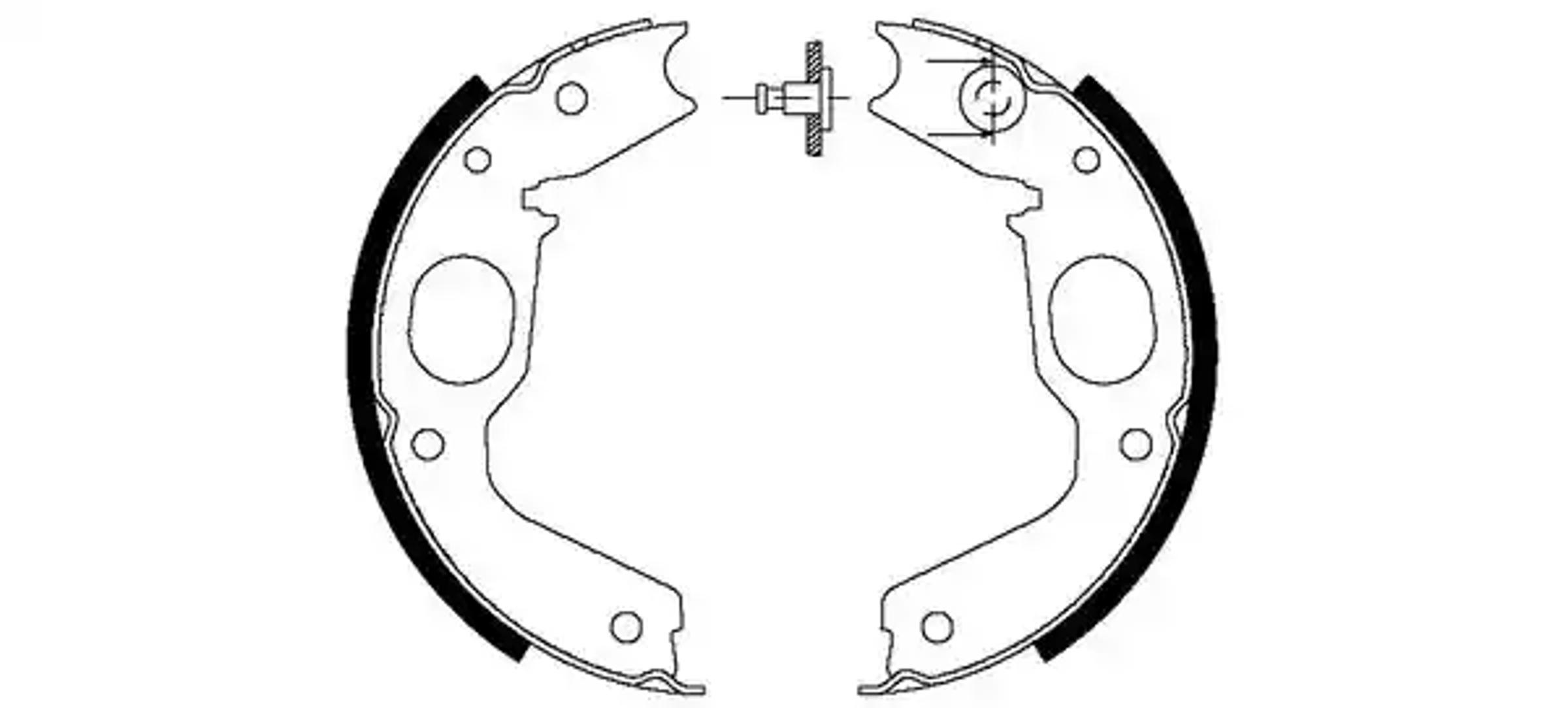 Колодки тормозные барабанные HELLA/BEHR/PAGID H7990