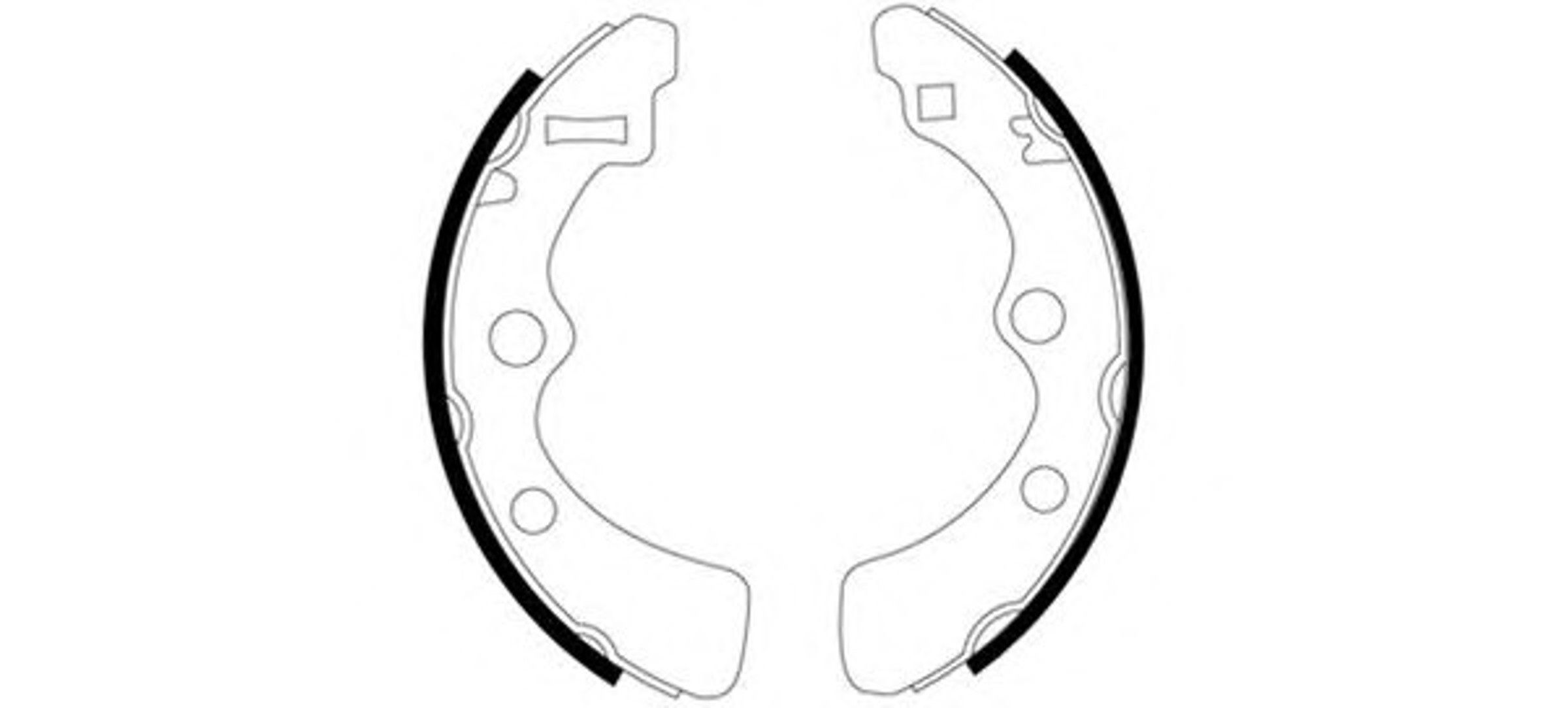 Колодки тормозные барабанные HELLA/BEHR/PAGID H8035