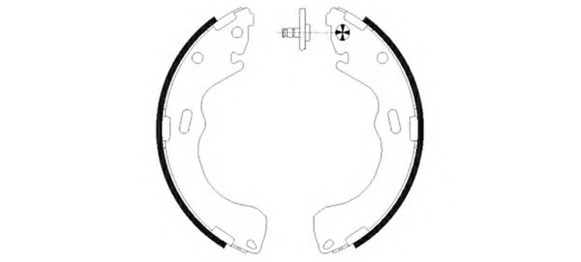 Колодки тормозные барабанные HELLA/BEHR/PAGID H9365