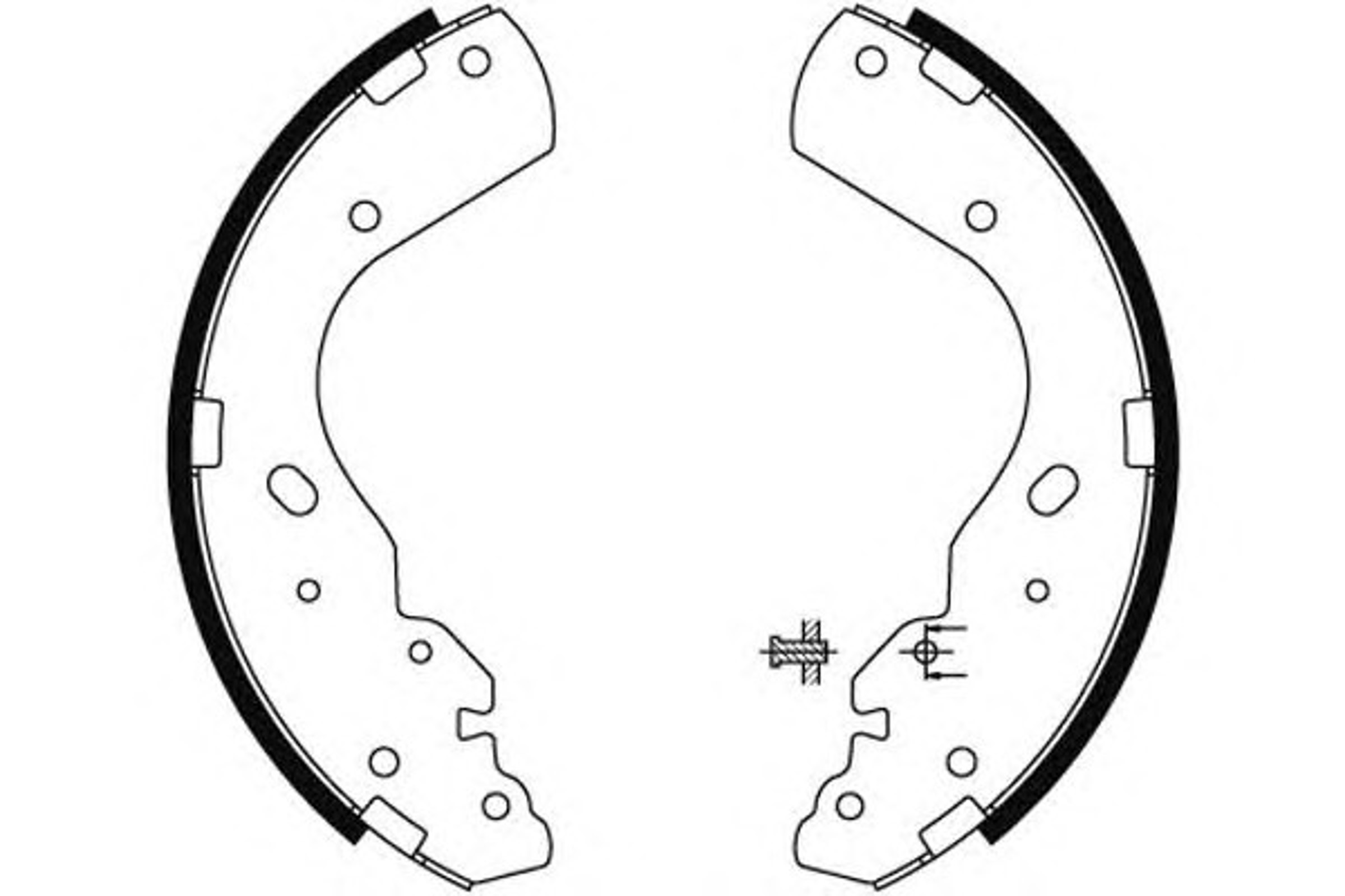 Колодки тормозные барабанные HELLA/BEHR/PAGID H9775
