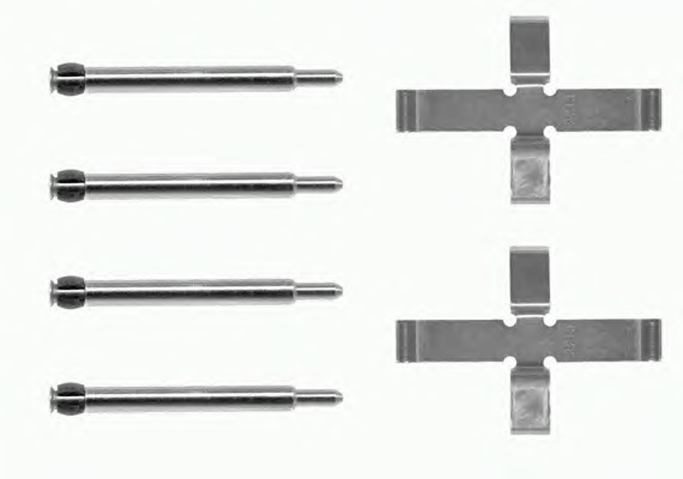 Пружинки тормозных колодок HELLA/BEHR/PAGID K0215