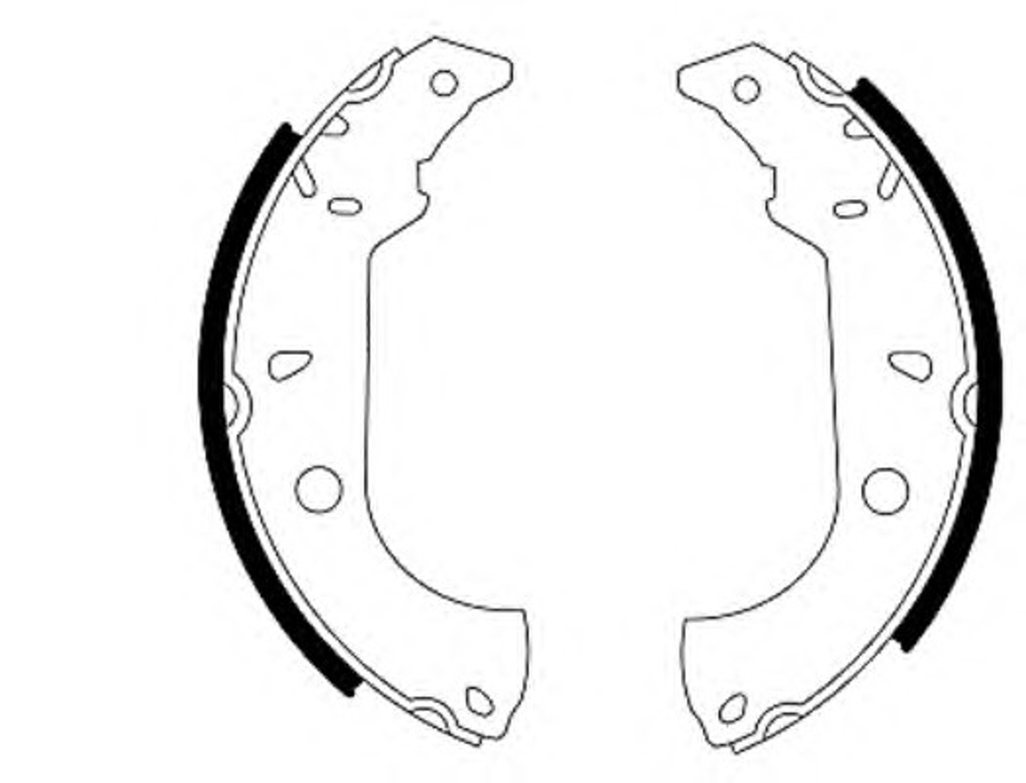 Колодки тормозные барабанные HELLA/BEHR/PAGID Q0985