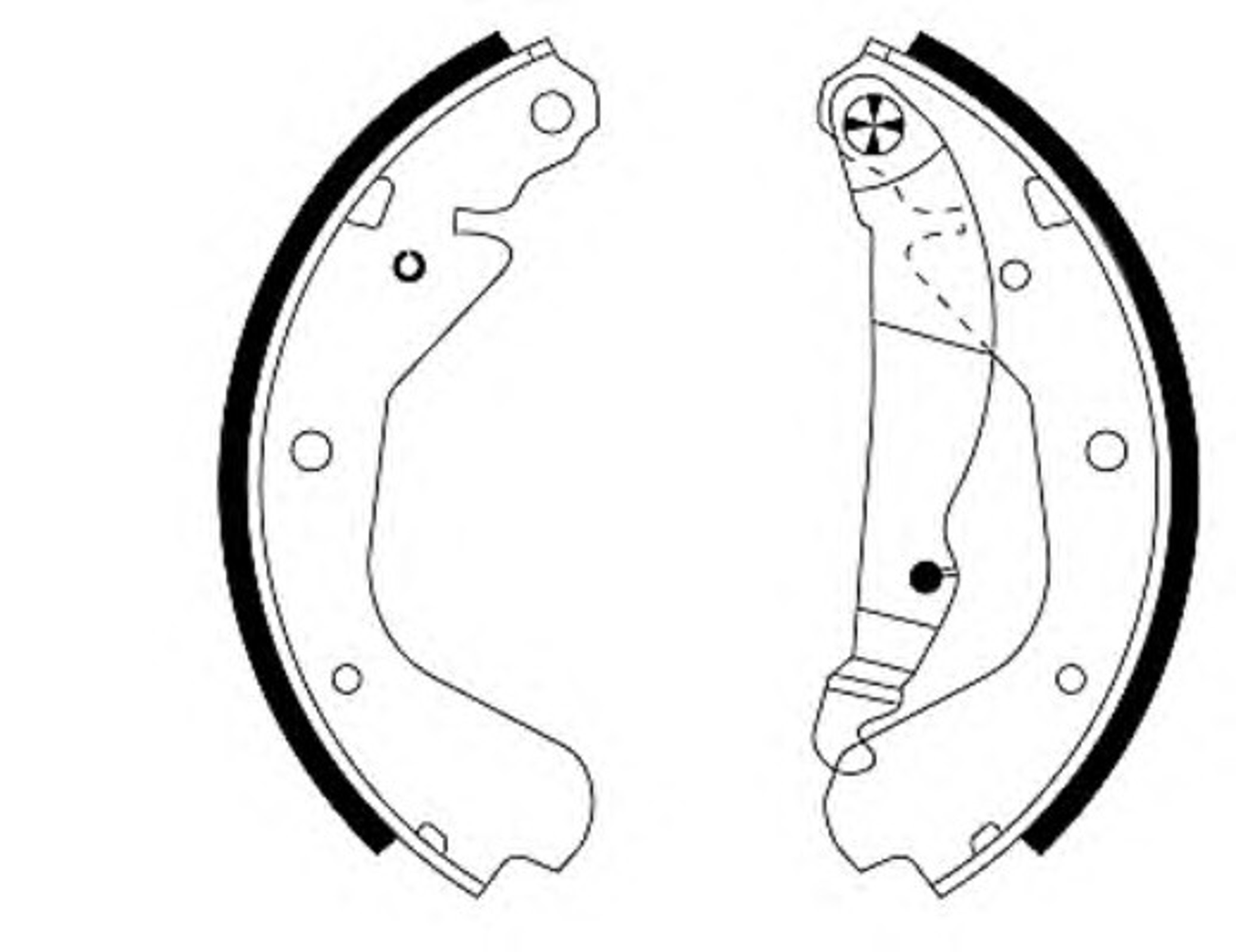 Колодки тормозные барабанные HELLA/BEHR/PAGID R0260