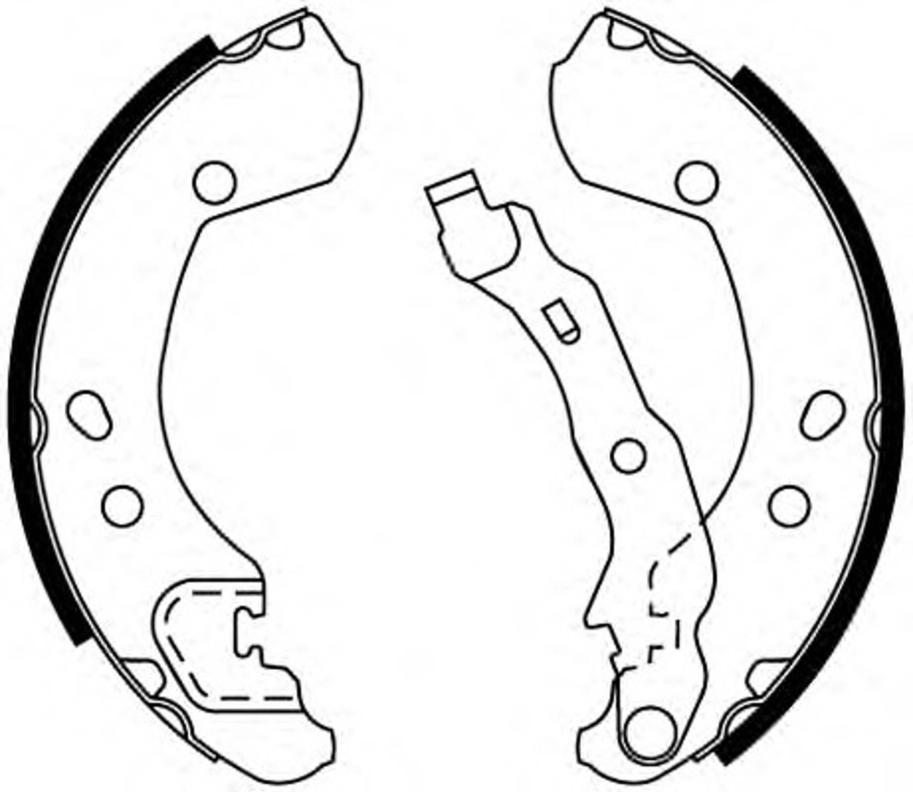 Колодки тормозные барабанные HELLA/BEHR/PAGID R1175