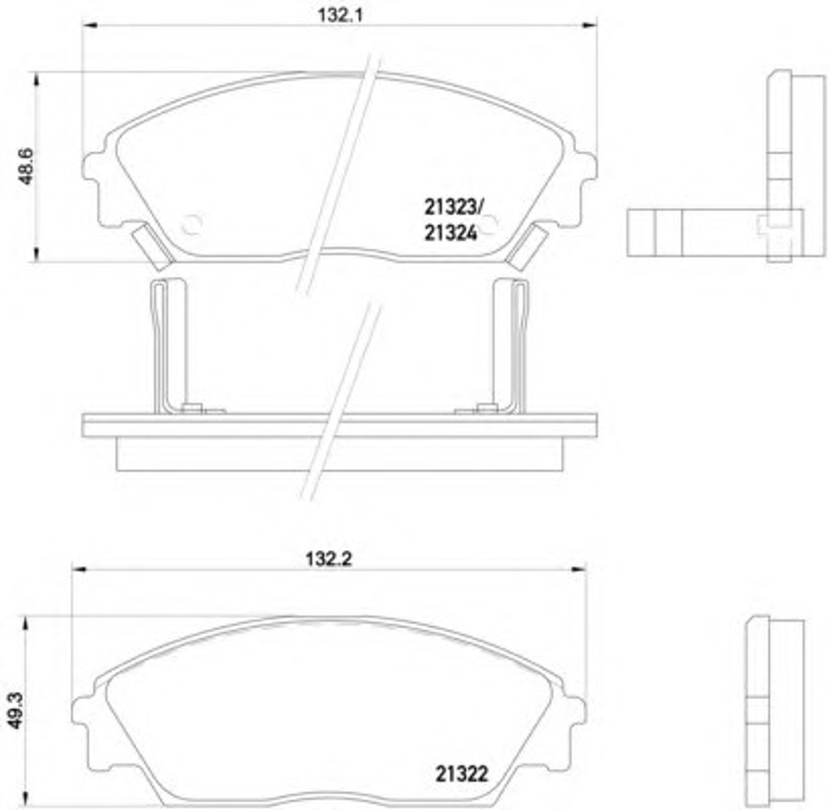 T0012 PAGID Колодки тормозные дисковые