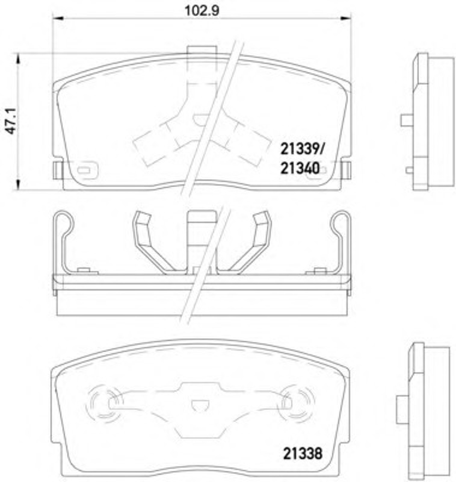 Колодки тормозные дисковые HELLA/BEHR/PAGID T0033