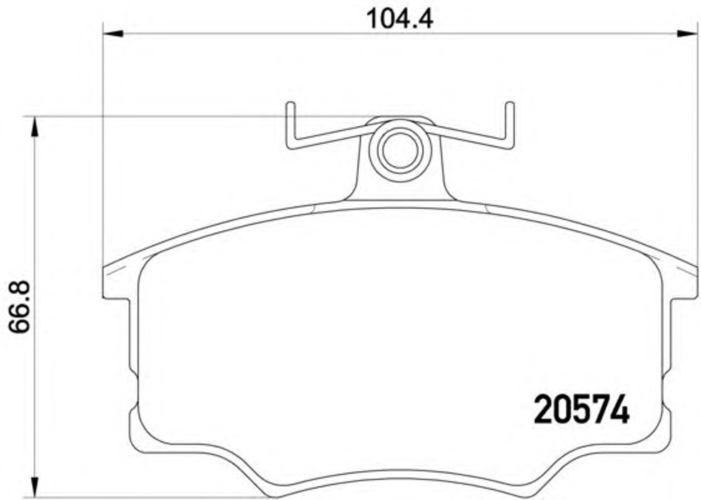 Колодки тормозные дисковые HELLA/BEHR/PAGID T0291