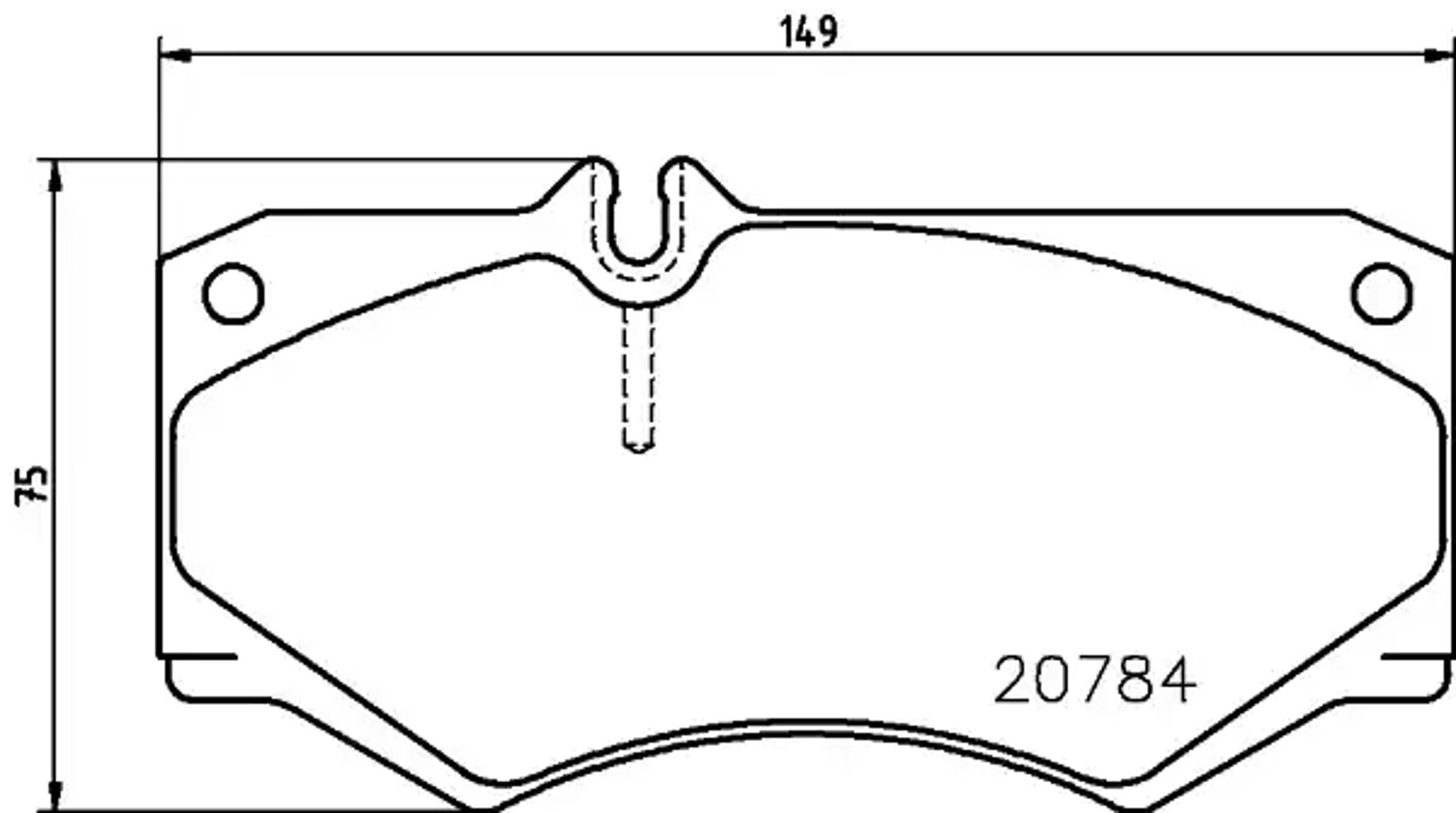 Колодки тормозные дисковые HELLA/BEHR/PAGID T0311