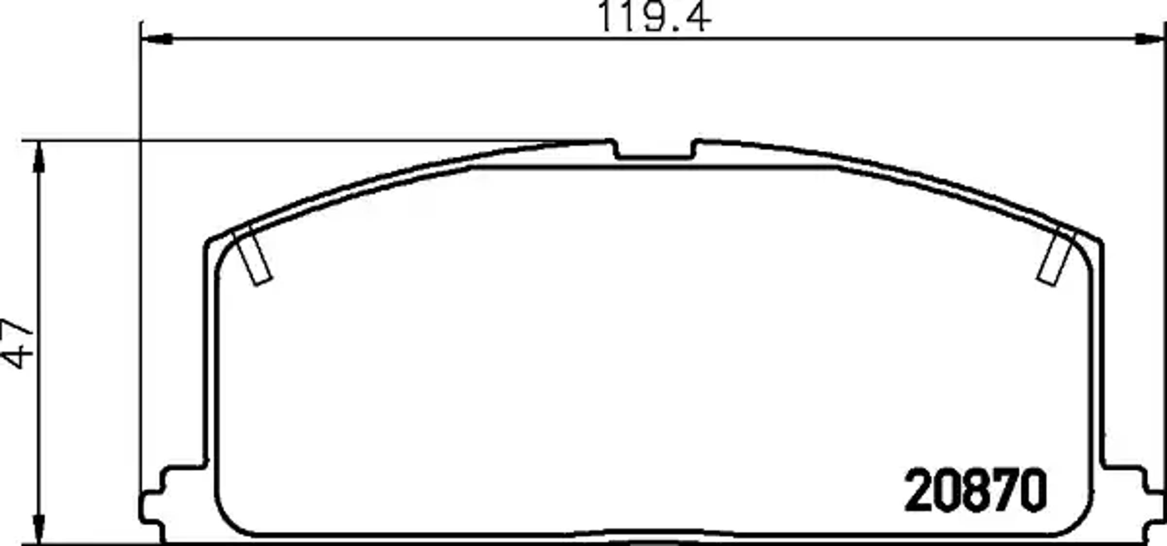 T0318 PAGID Колодки тормозные дисковые