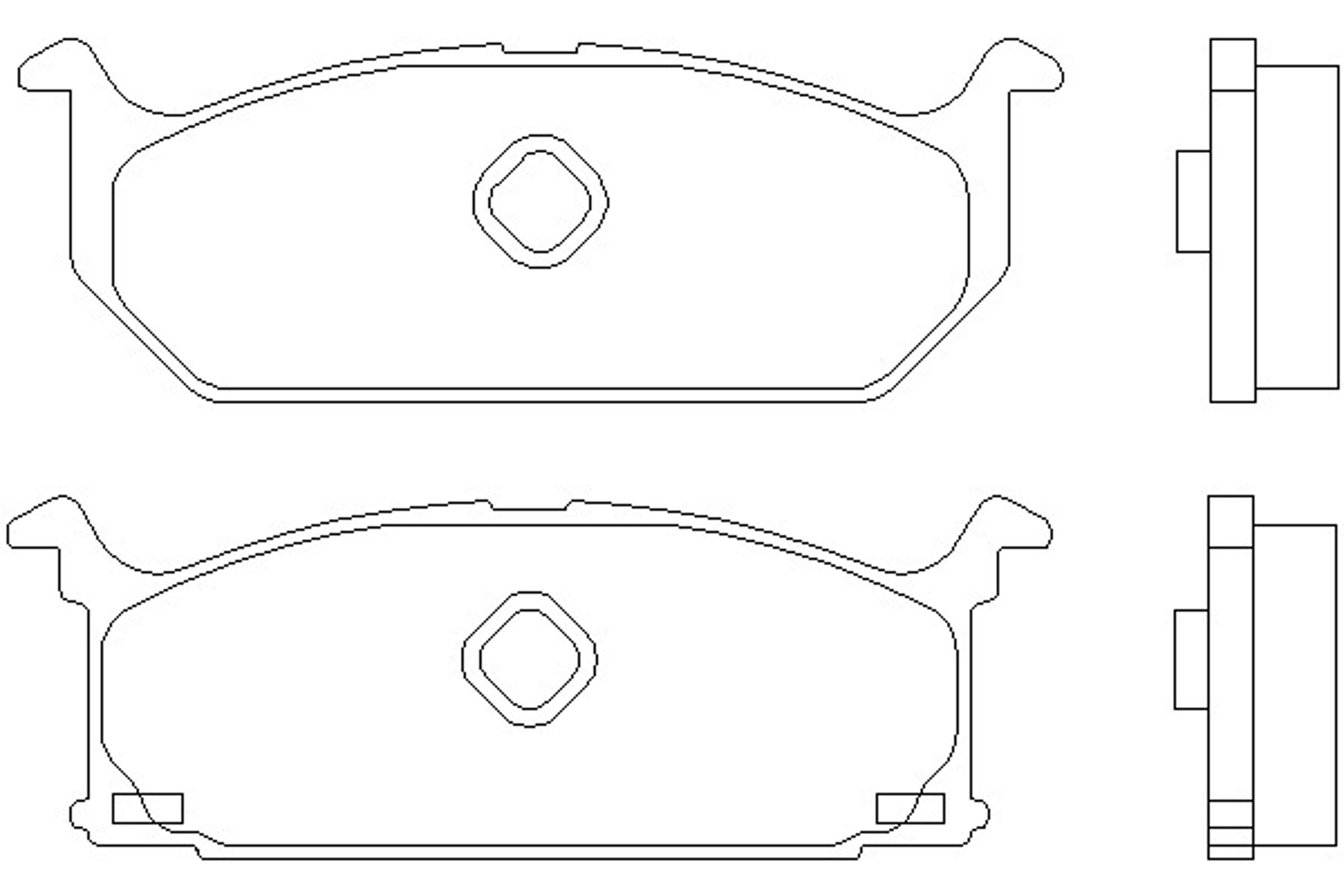 T0339 PAGID Колодки тормозные дисковые