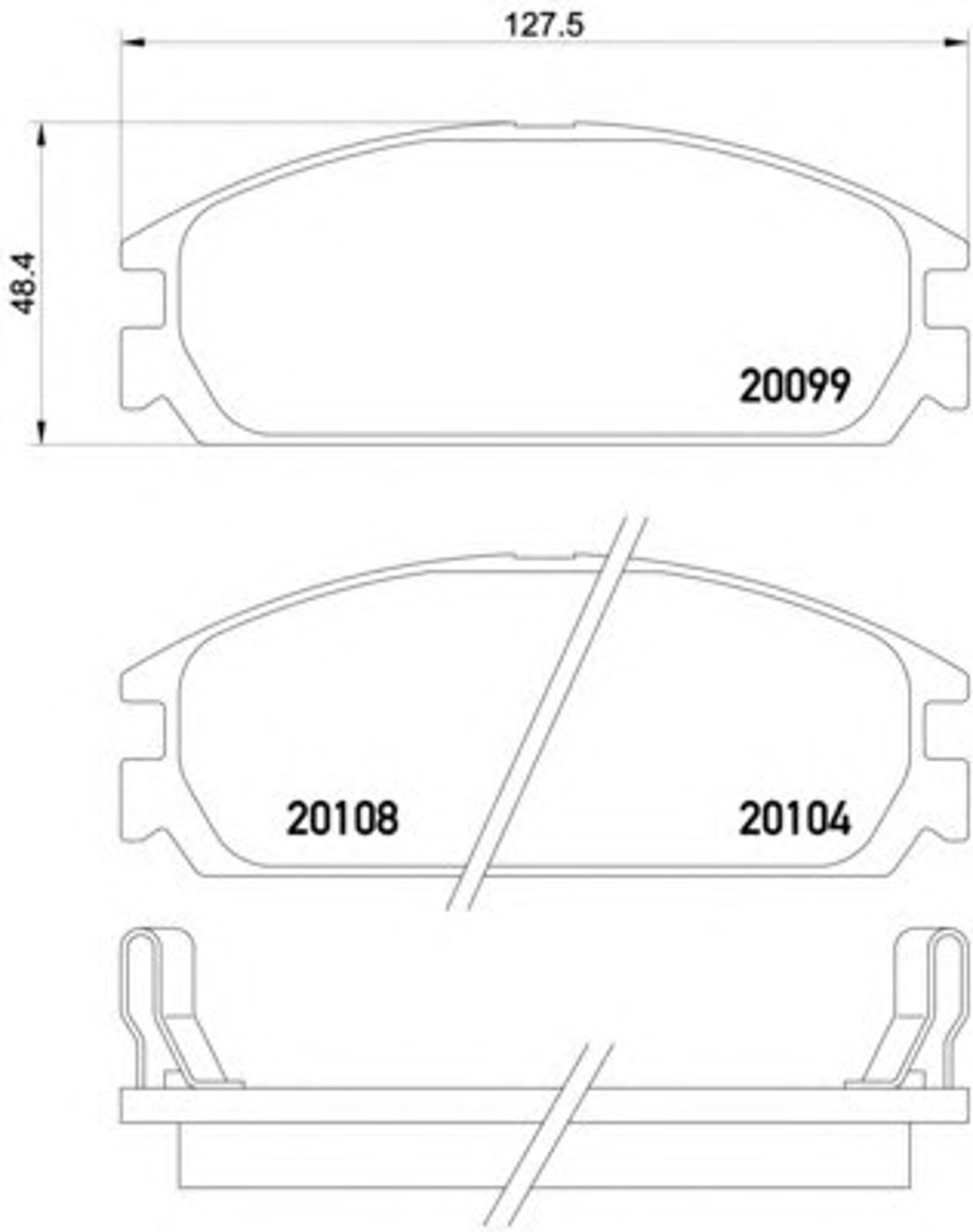 T0365 PAGID Колодки тормозные дисковые