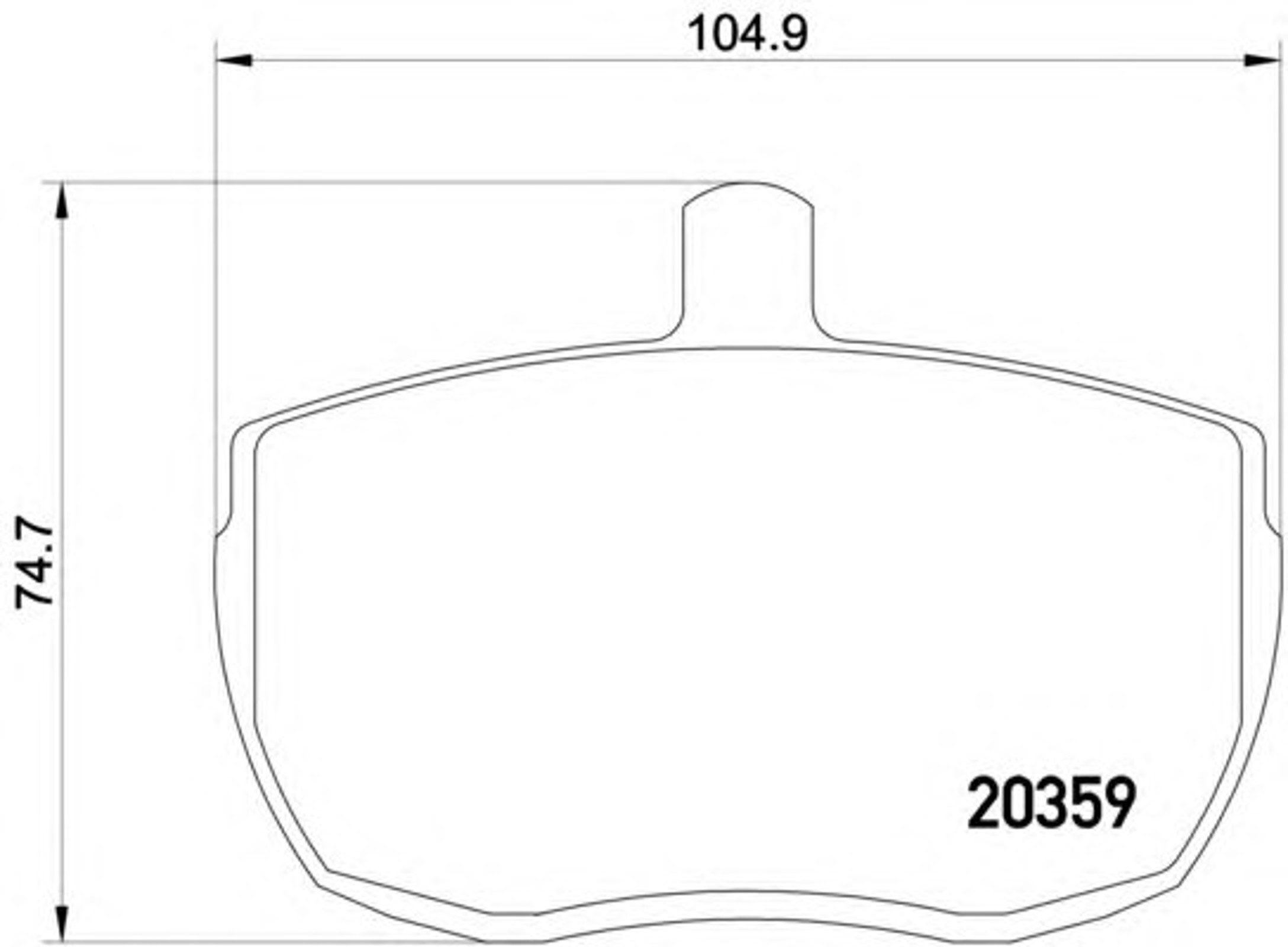 T0381 PAGID Колодки тормозные дисковые