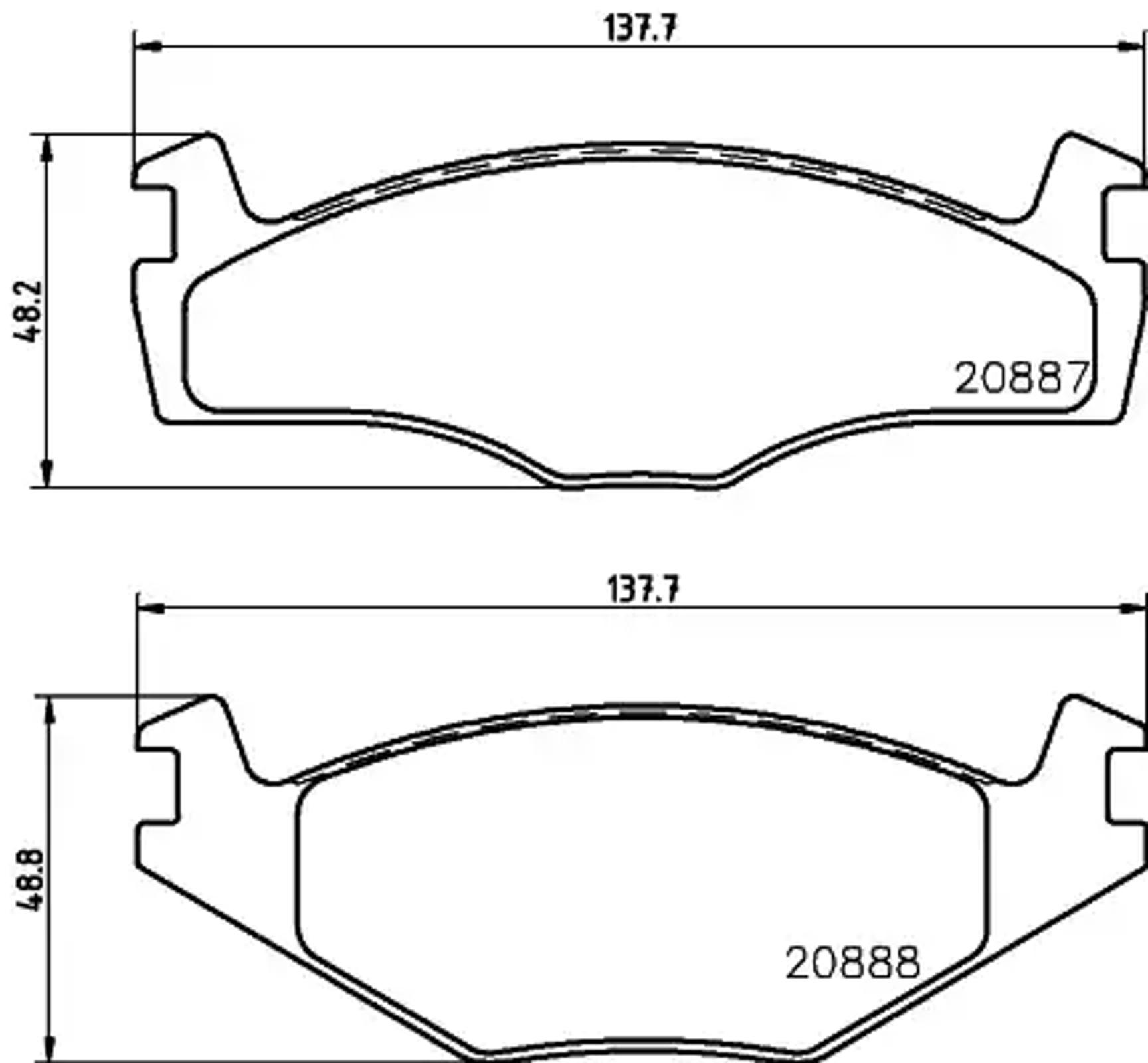 T0388 PAGID Колодки тормозные дисковые