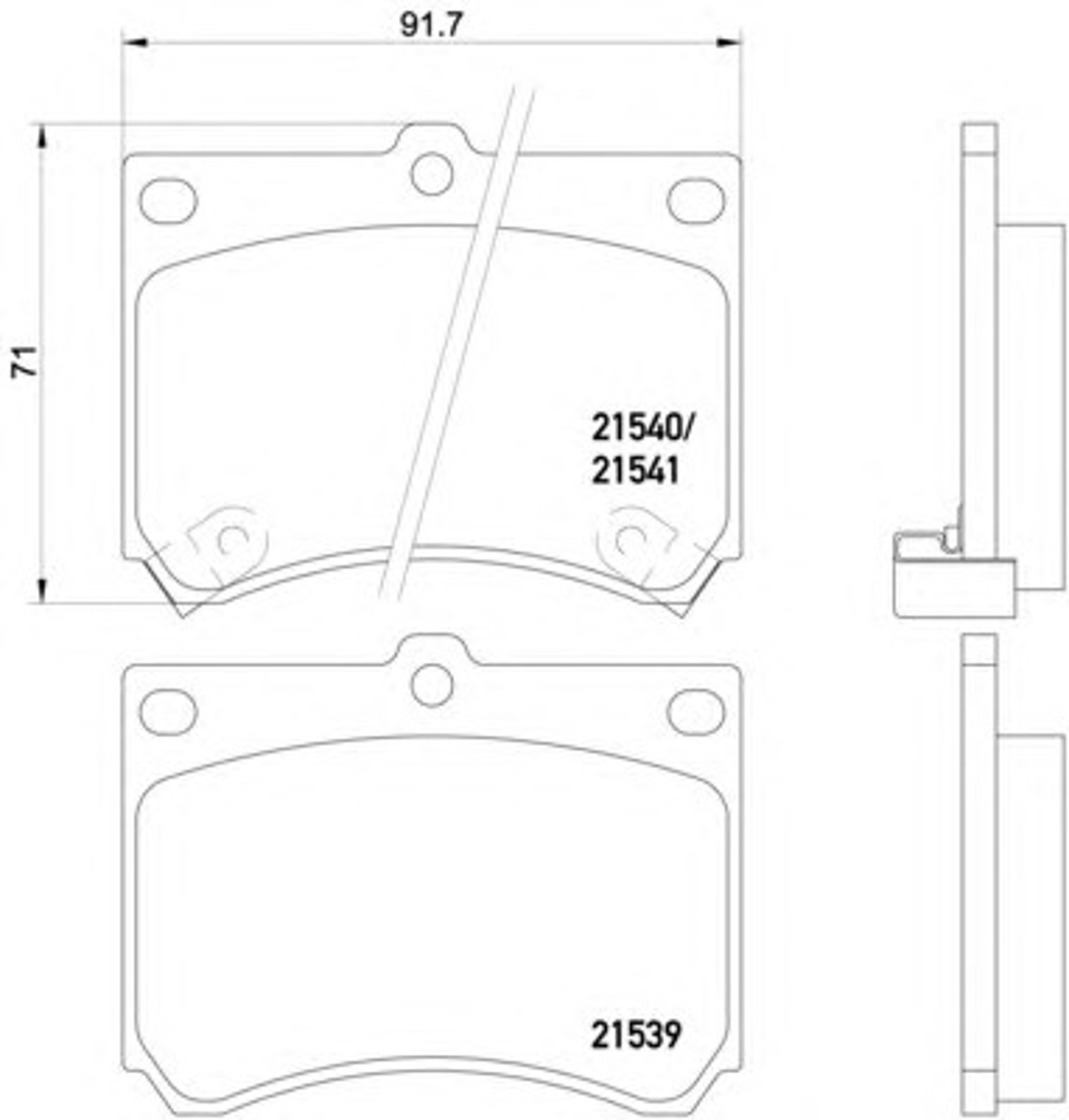 T0399 PAGID Колодки тормозные дисковые