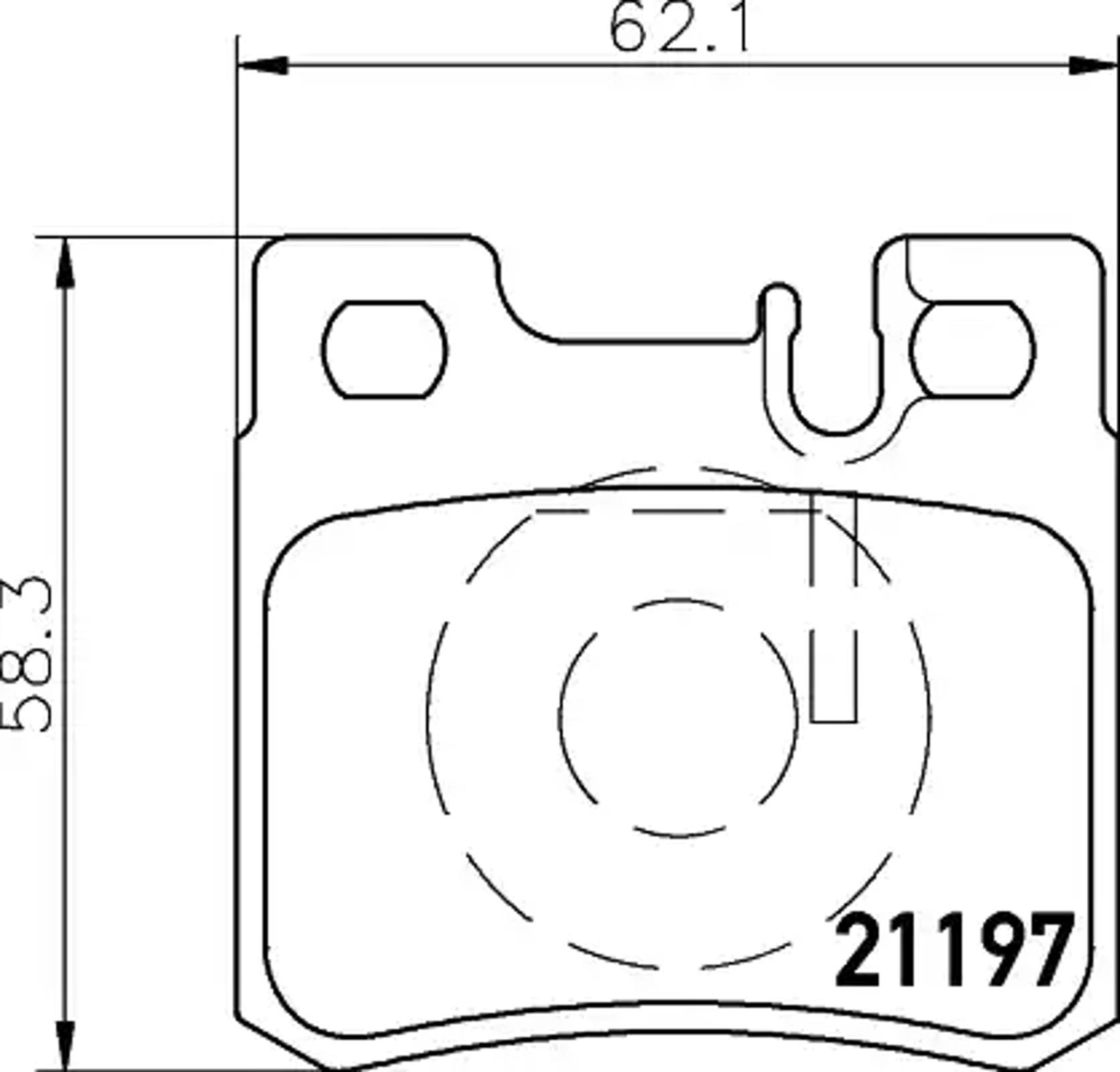 Колодки тормозные дисковые HELLA/BEHR/PAGID T1014