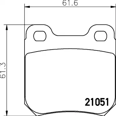 T1015 HELLA/BEHR/PAGID Тормозные колодки