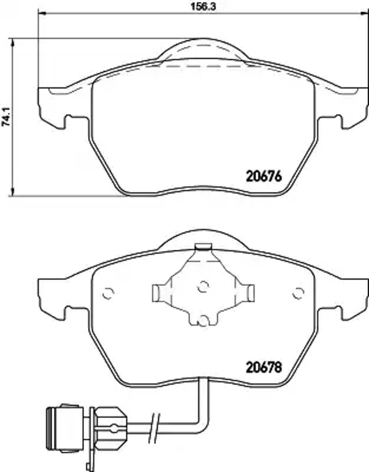 Колодки тормозные дисковые HELLA/BEHR/PAGID T1035