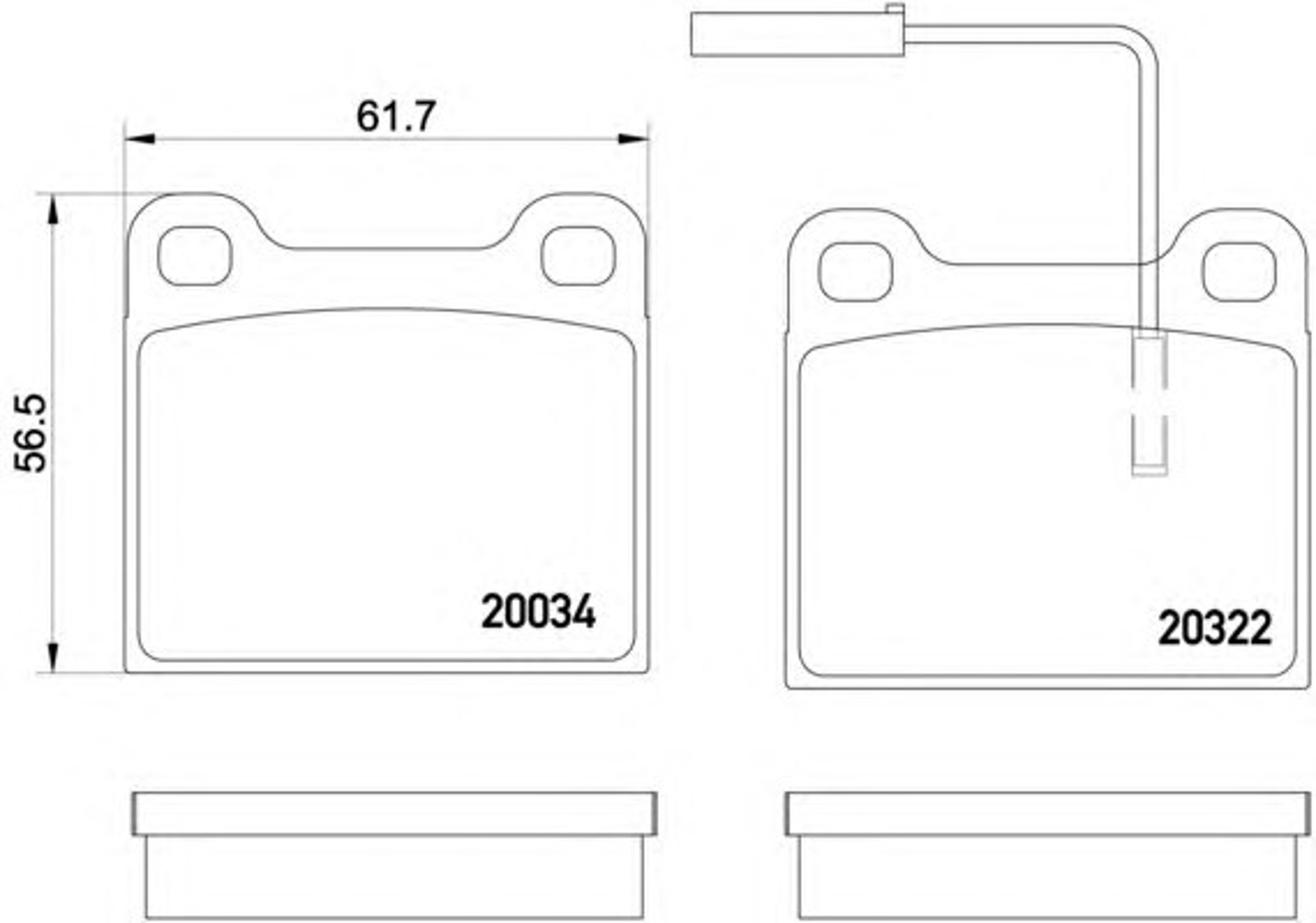 T1060 PAGID Колодки тормозные дисковые