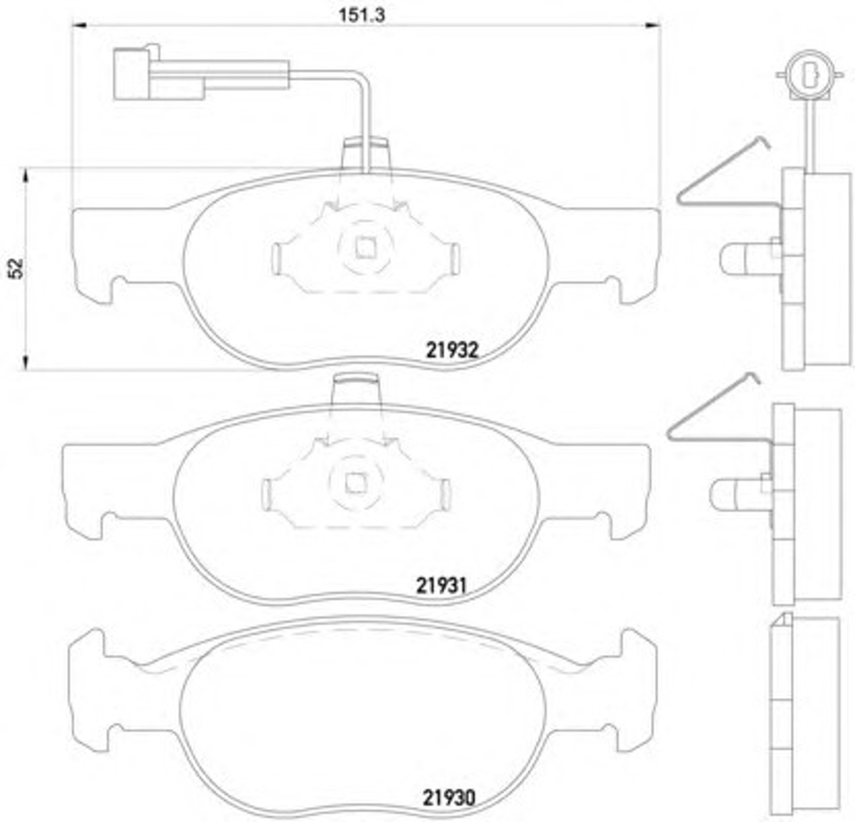 T1098 PAGID Колодки тормозные дисковые