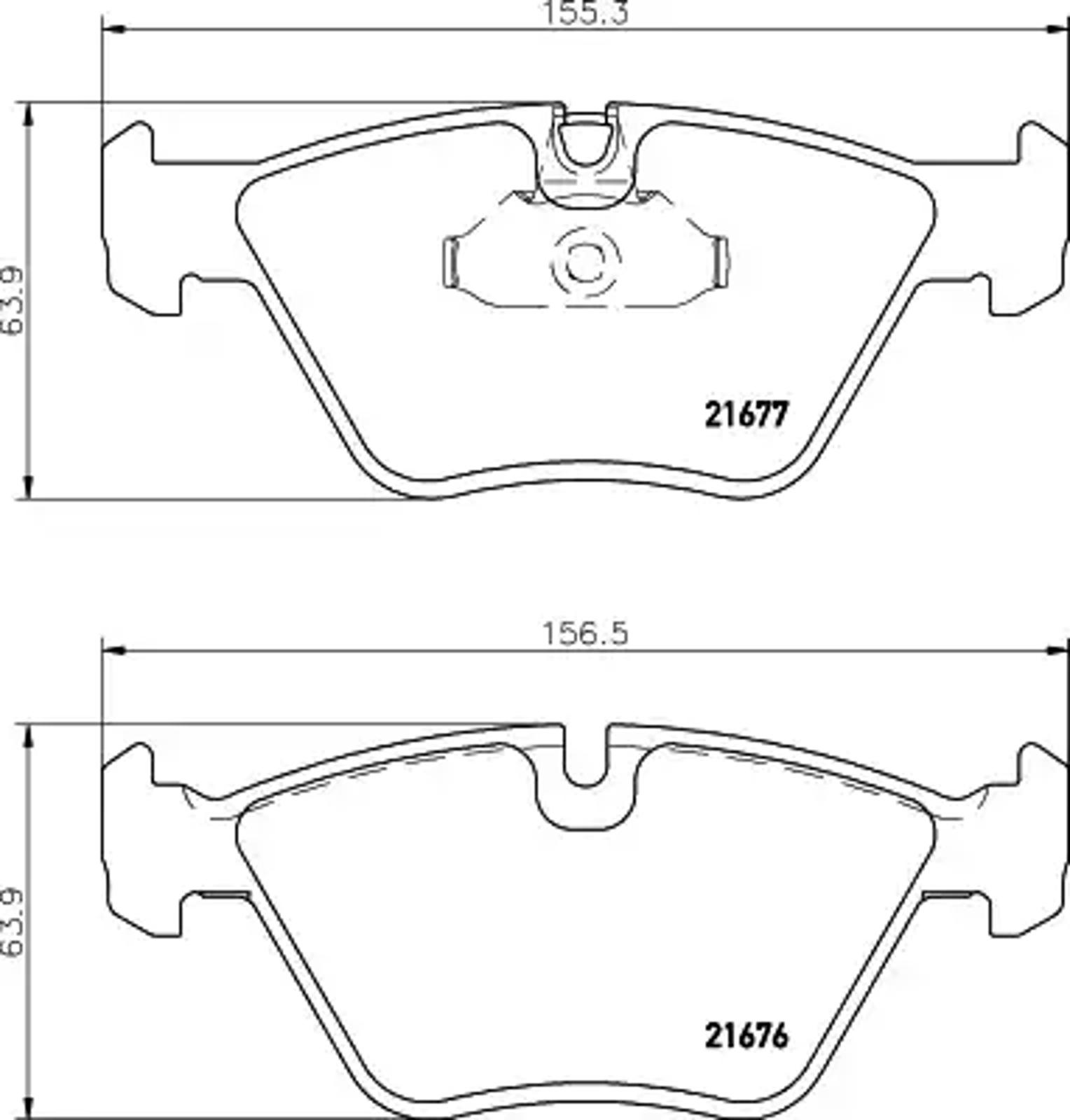 T1103 PAGID Колодки тормозные дисковые