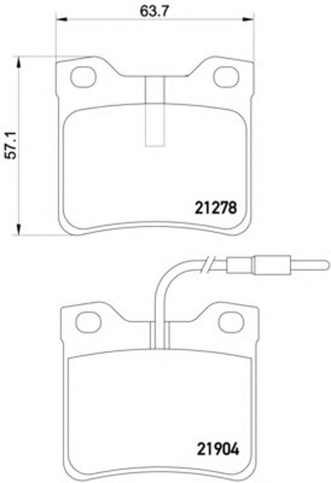 Колодки тормозные дисковые HELLA/BEHR/PAGID T1125