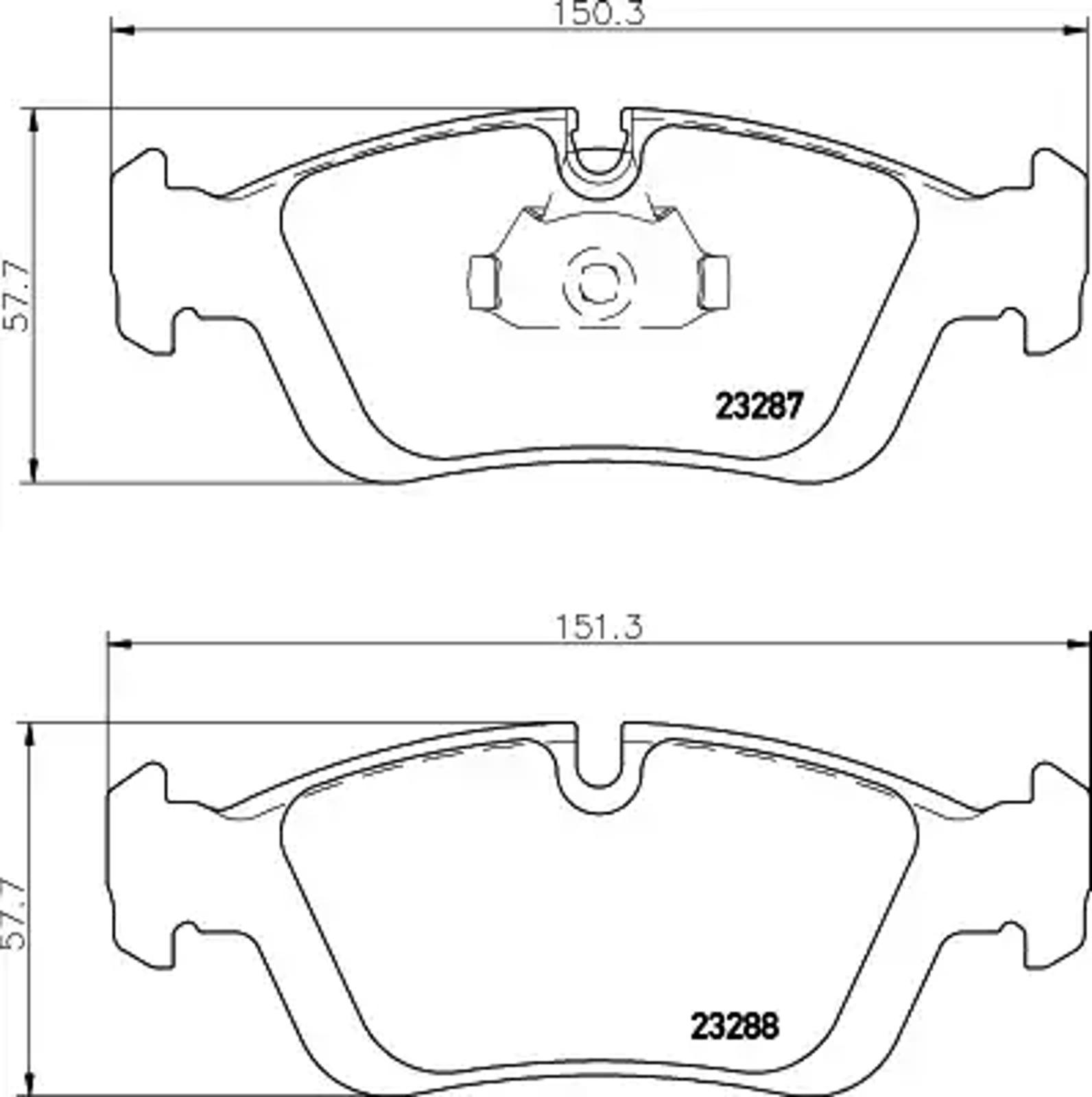 Колодки тормозные дисковые HELLA/BEHR/PAGID T1177