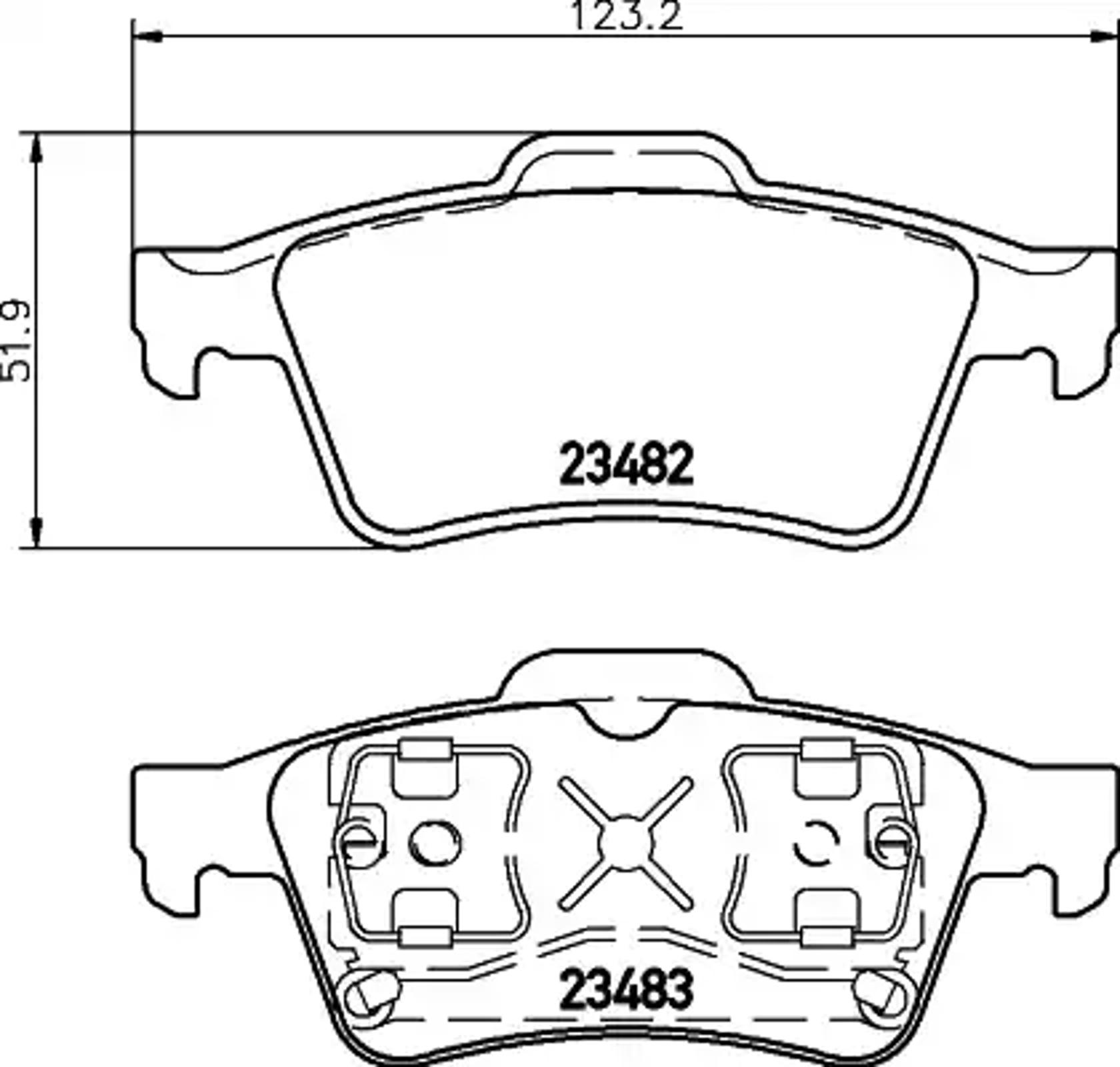 T1215 PAGID Колодки тормозные дисковые