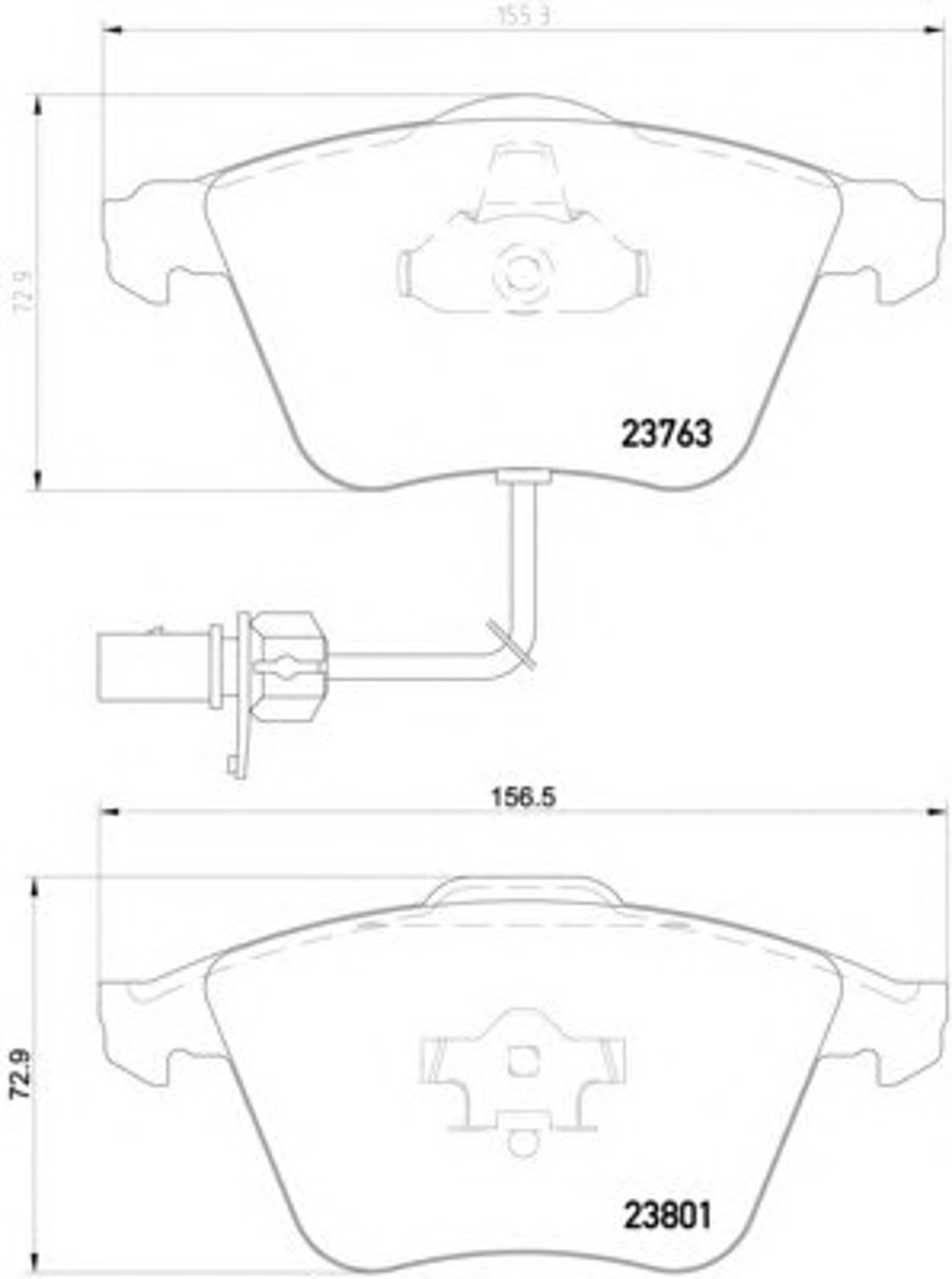 Колодки тормозные дисковые HELLA/BEHR/PAGID T1223
