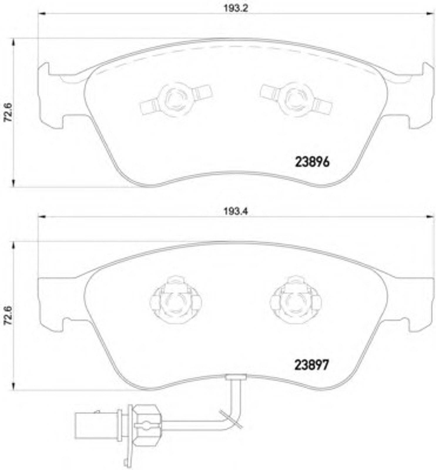 Колодки тормозные дисковые HELLA/BEHR/PAGID T1224