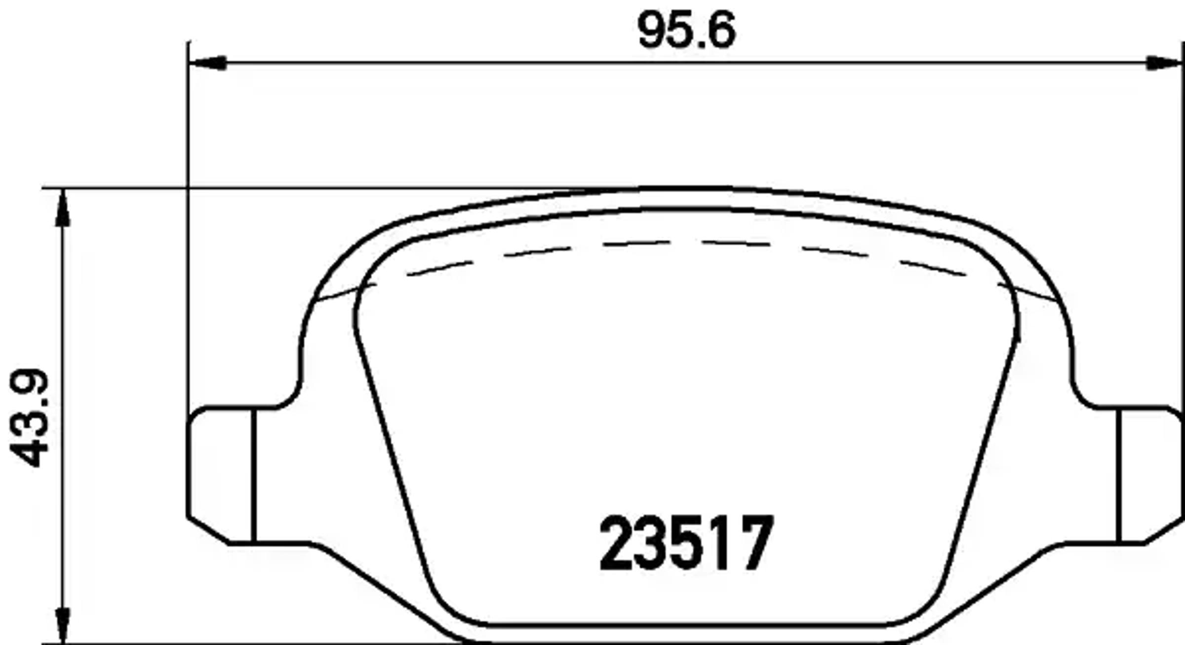 T1240 PAGID Колодки тормозные дисковые