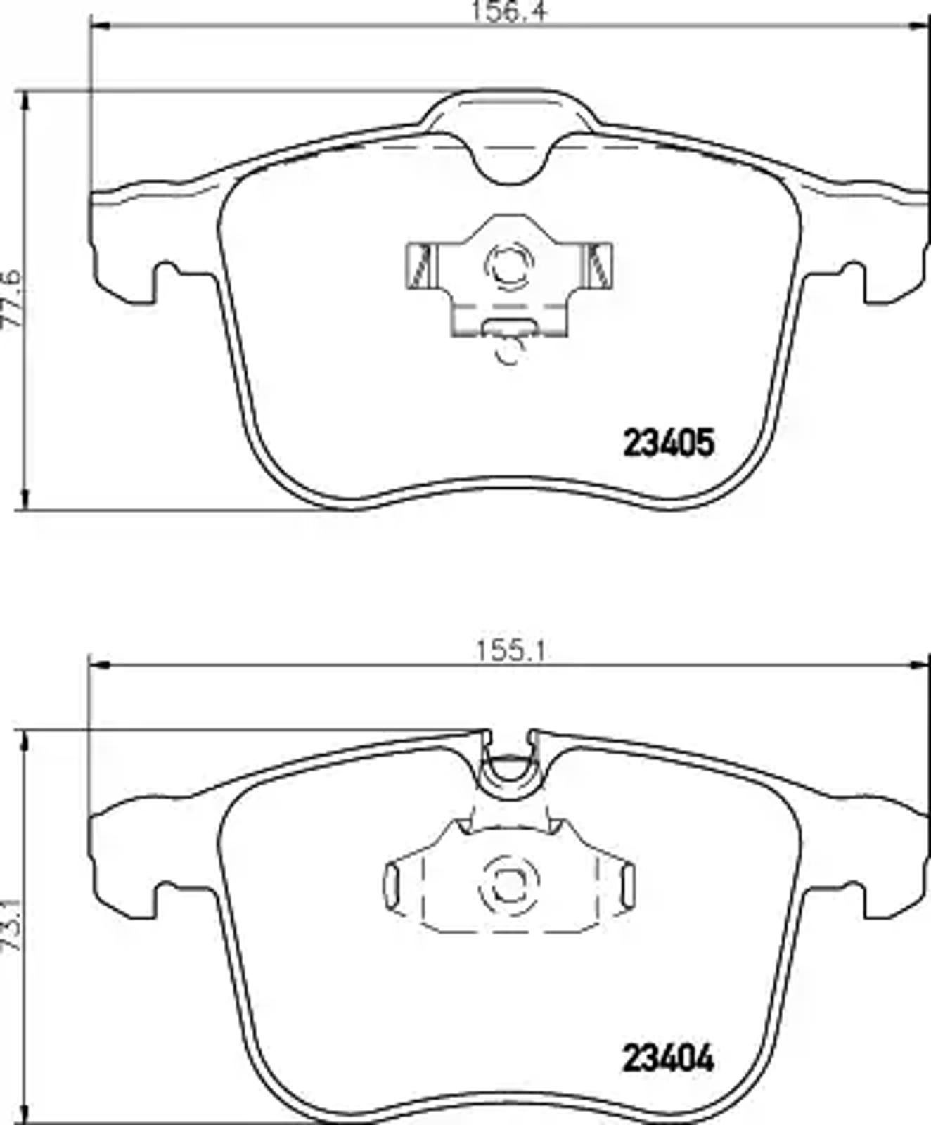 Колодки тормозные дисковые HELLA/BEHR/PAGID T1247
