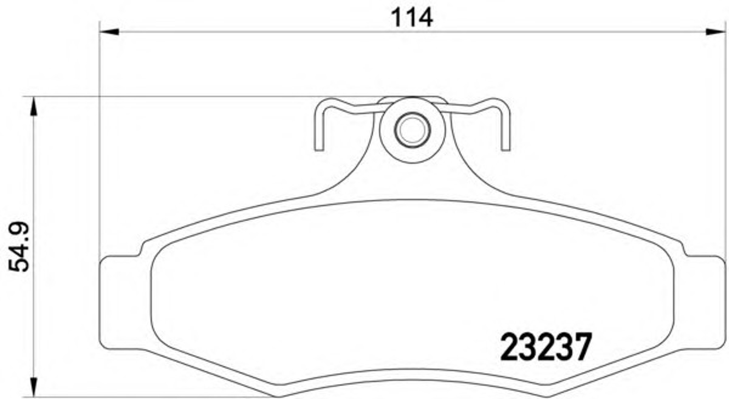 T1253 PAGID Колодки тормозные дисковые