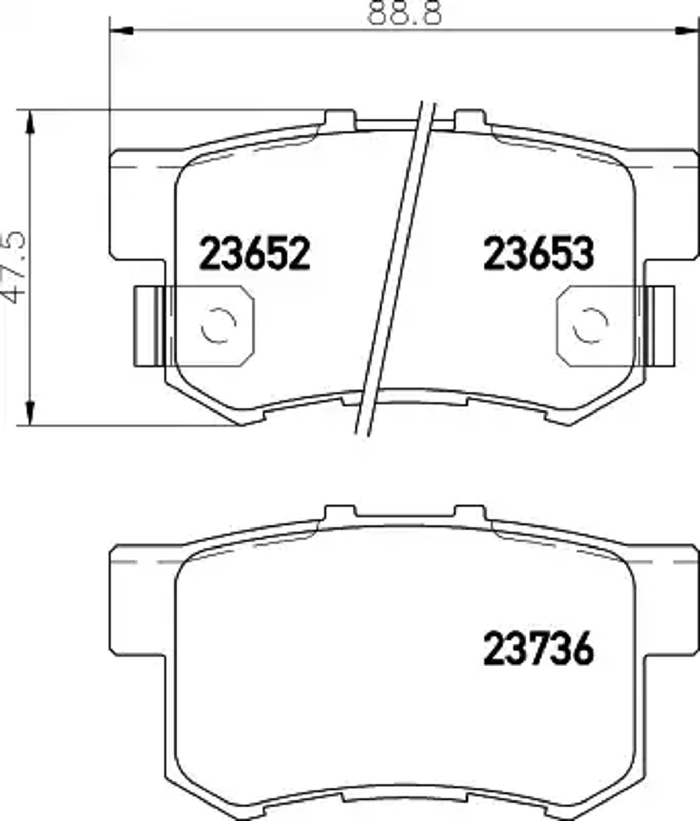 T1263 PAGID Колодки тормозные дисковые