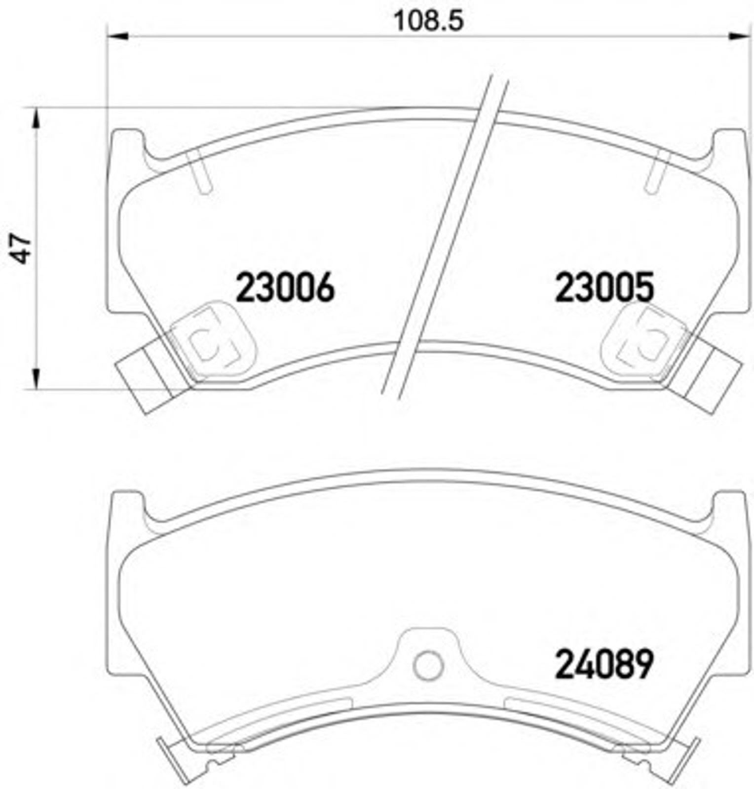 T1289 PAGID Колодки тормозные дисковые