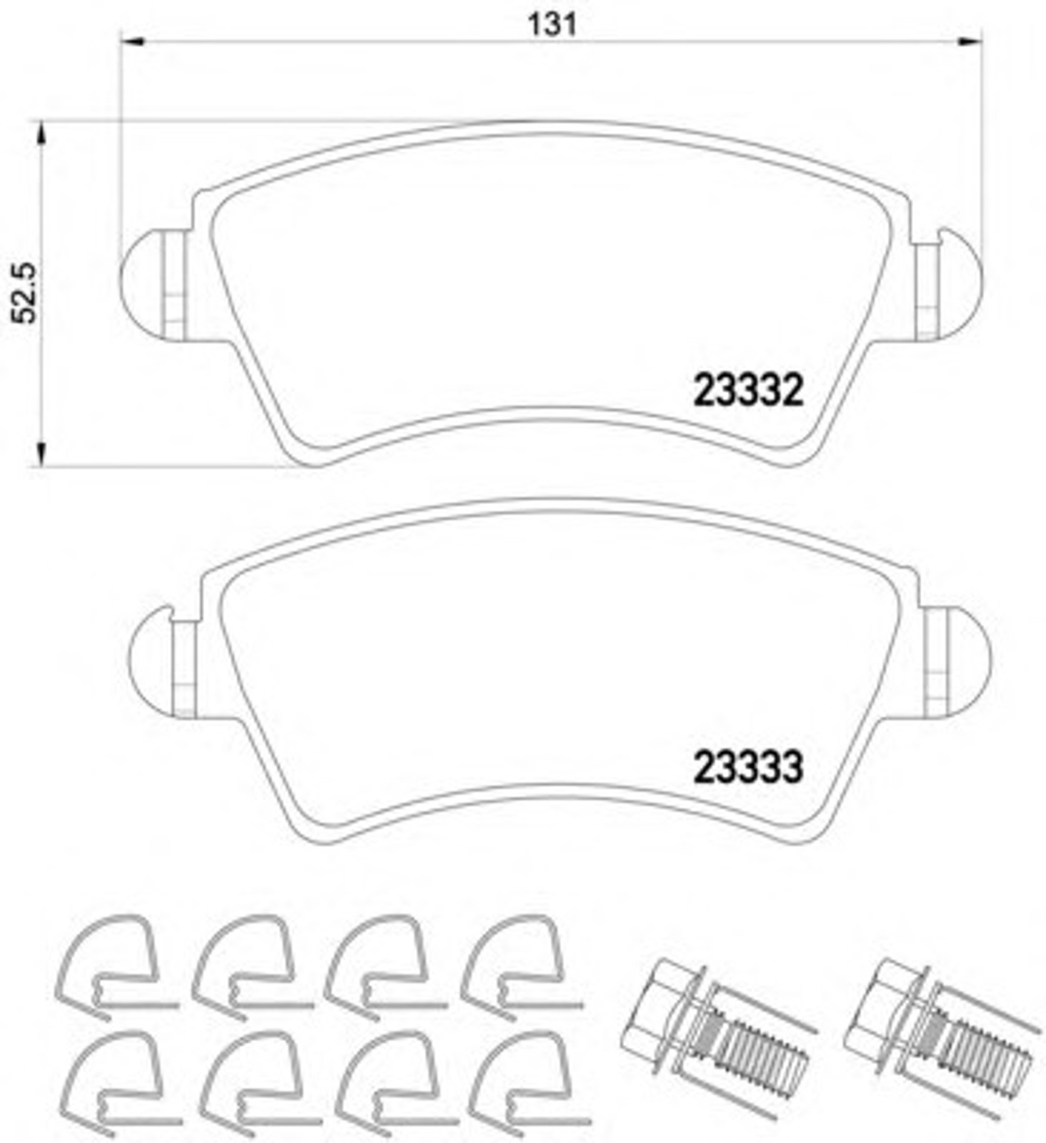 T1295 PAGID Колодки тормозные дисковые