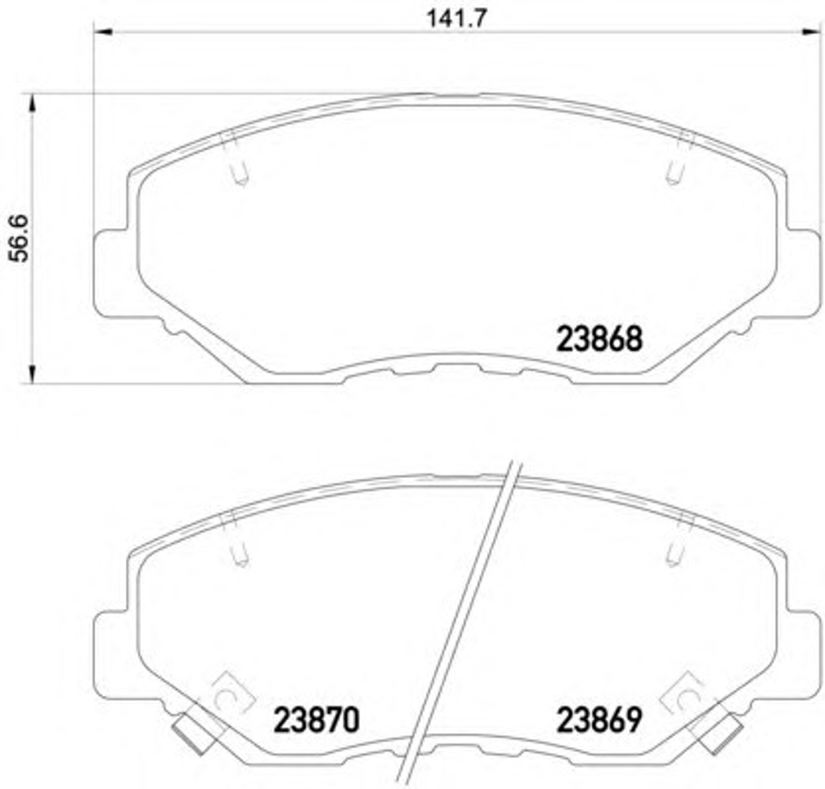 T1333 PAGID Колодки тормозные дисковые