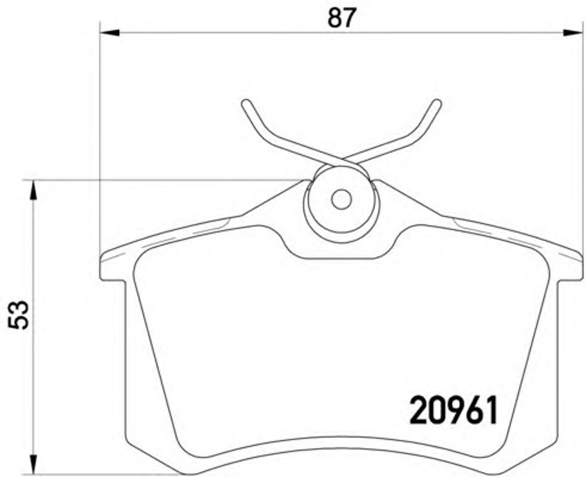 T1351 PAGID Колодки тормозные дисковые