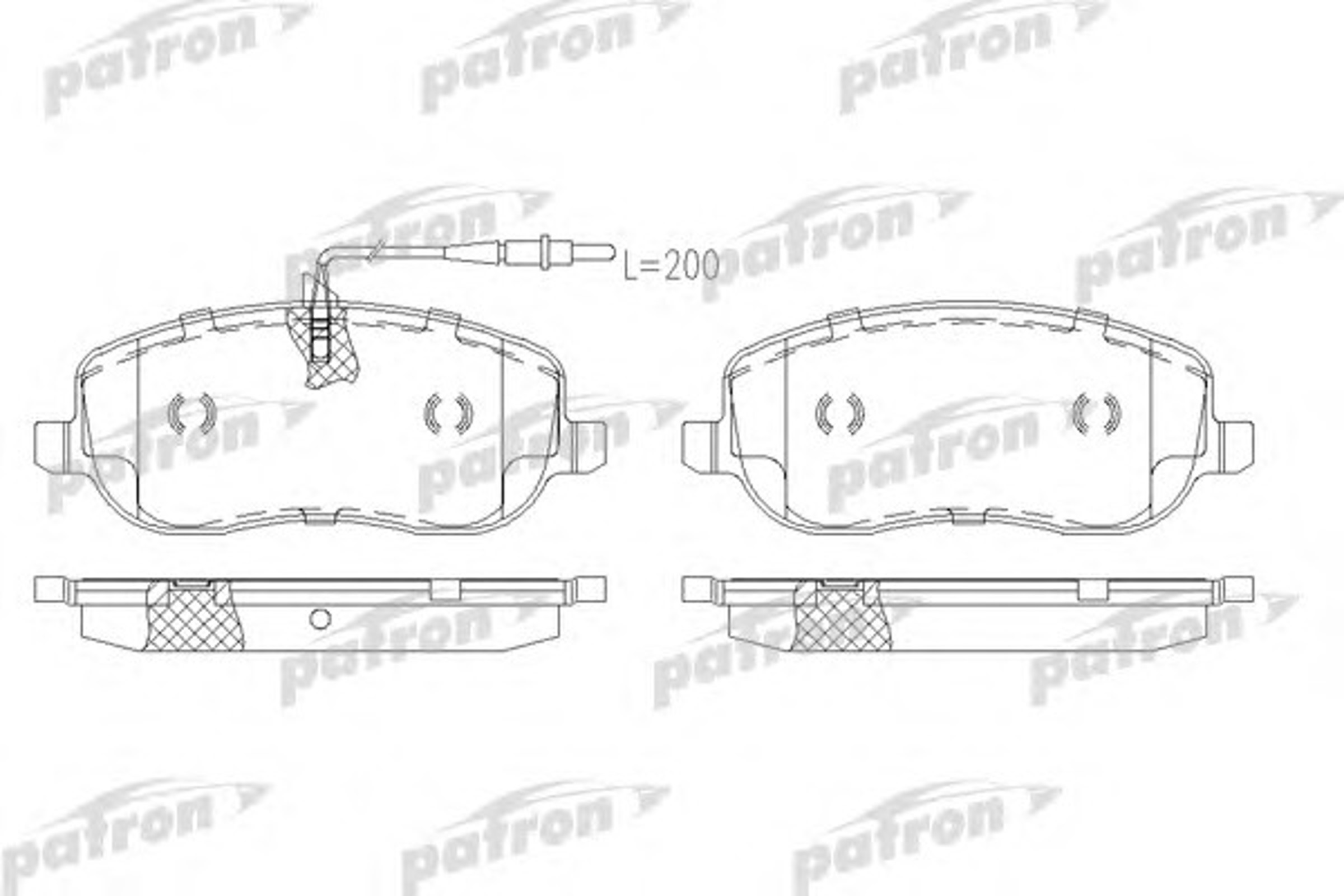 Колодки тормозные дисковые HELLA/BEHR/PAGID T1369