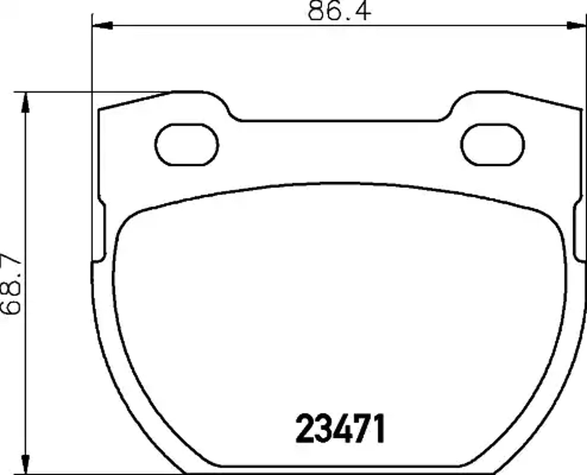 T1406 PAGID Колодки тормозные дисковые